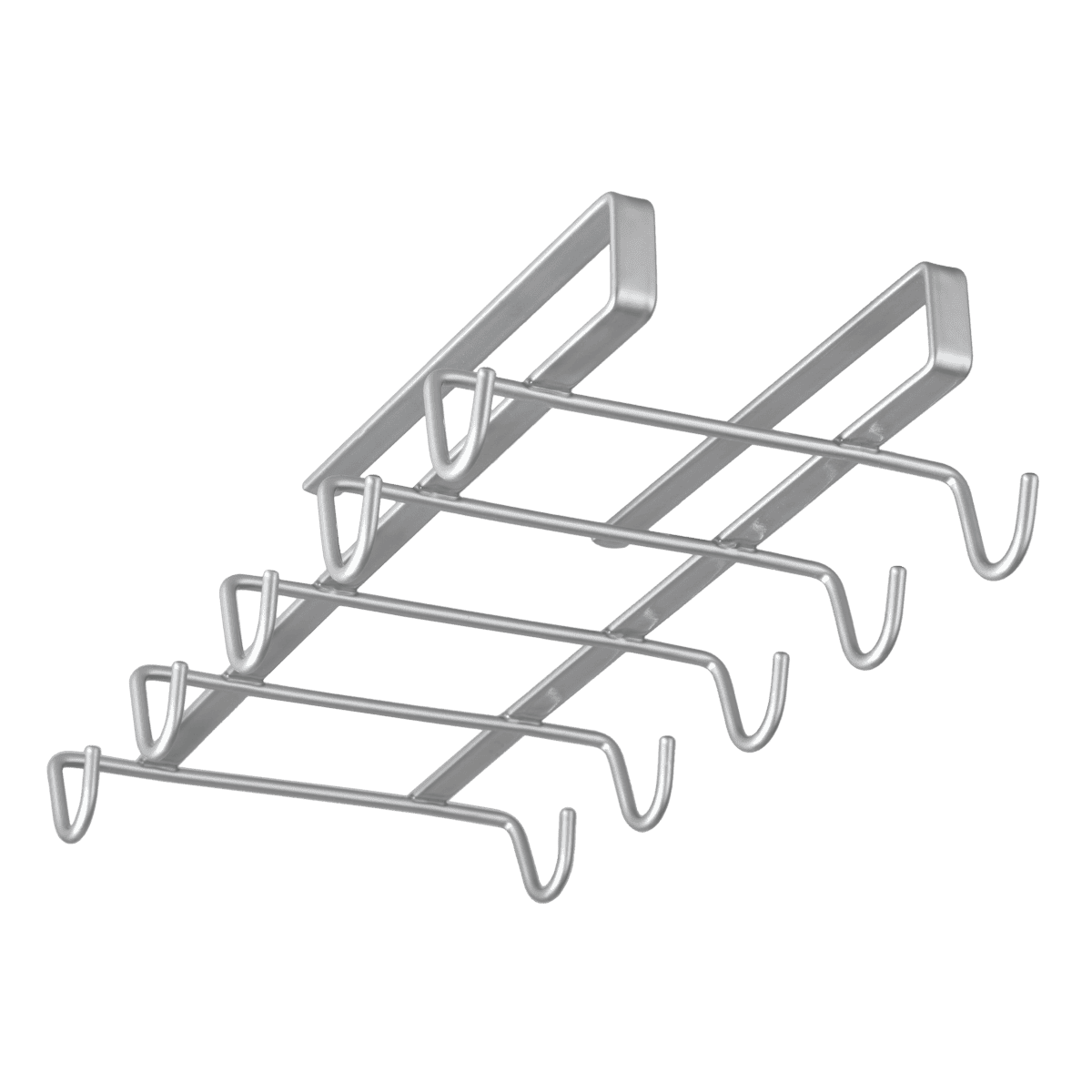 Porta-chávenas suspenso 6X14X28 cm cromado - 3