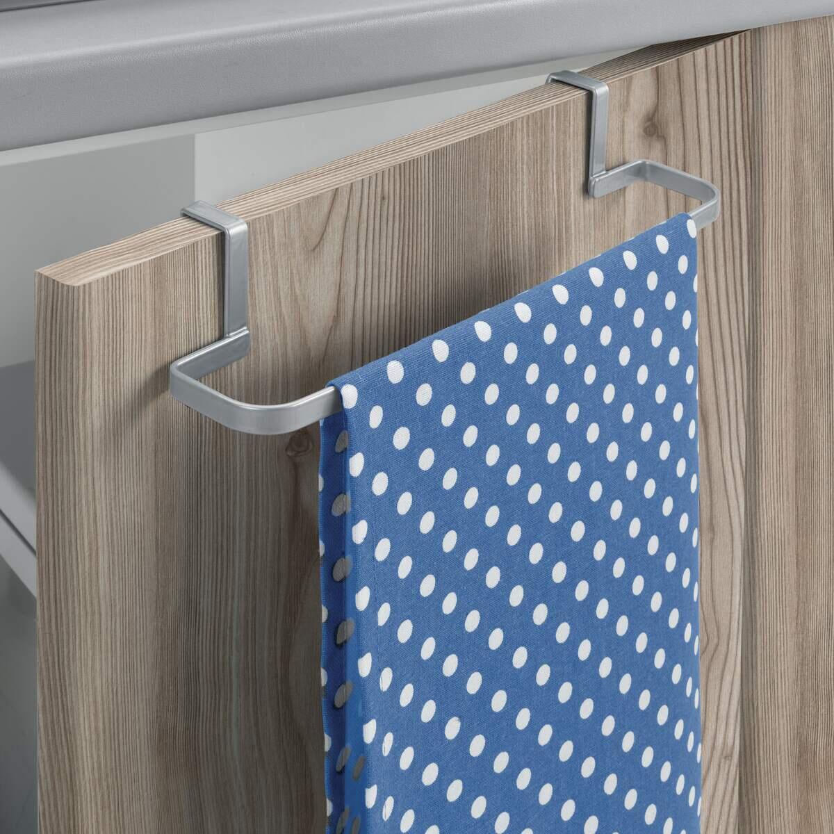 Suporte para panos cromado 8x5x38 cm Galileu - 3