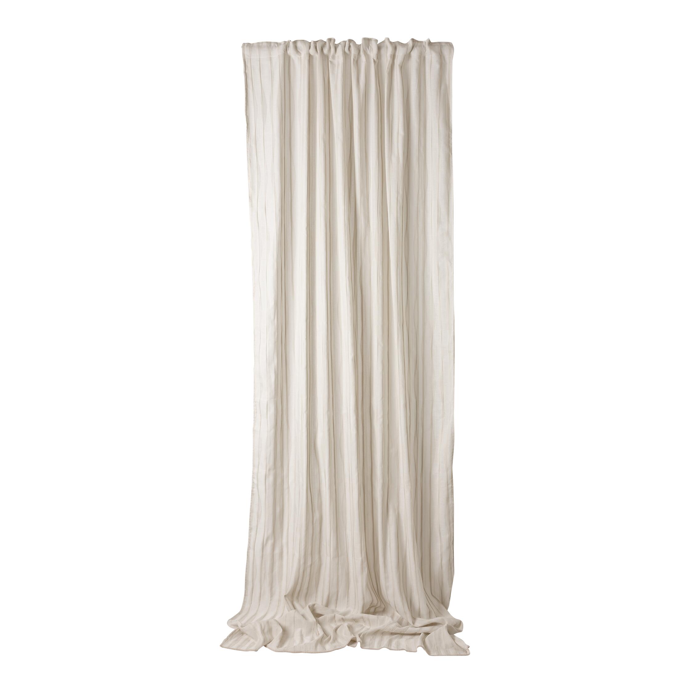 Tenda Augusta beige, passanti nascosti 140x300 cm - 2
