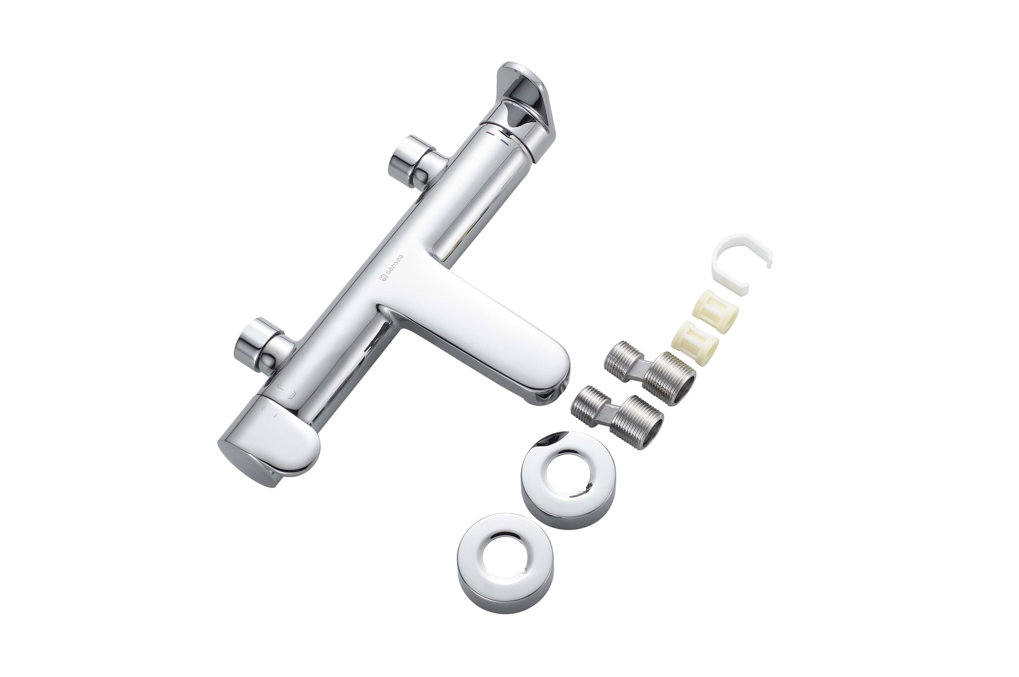 Grifo de bañera monomando SENSEA Icone cromo brillo Latón - 6