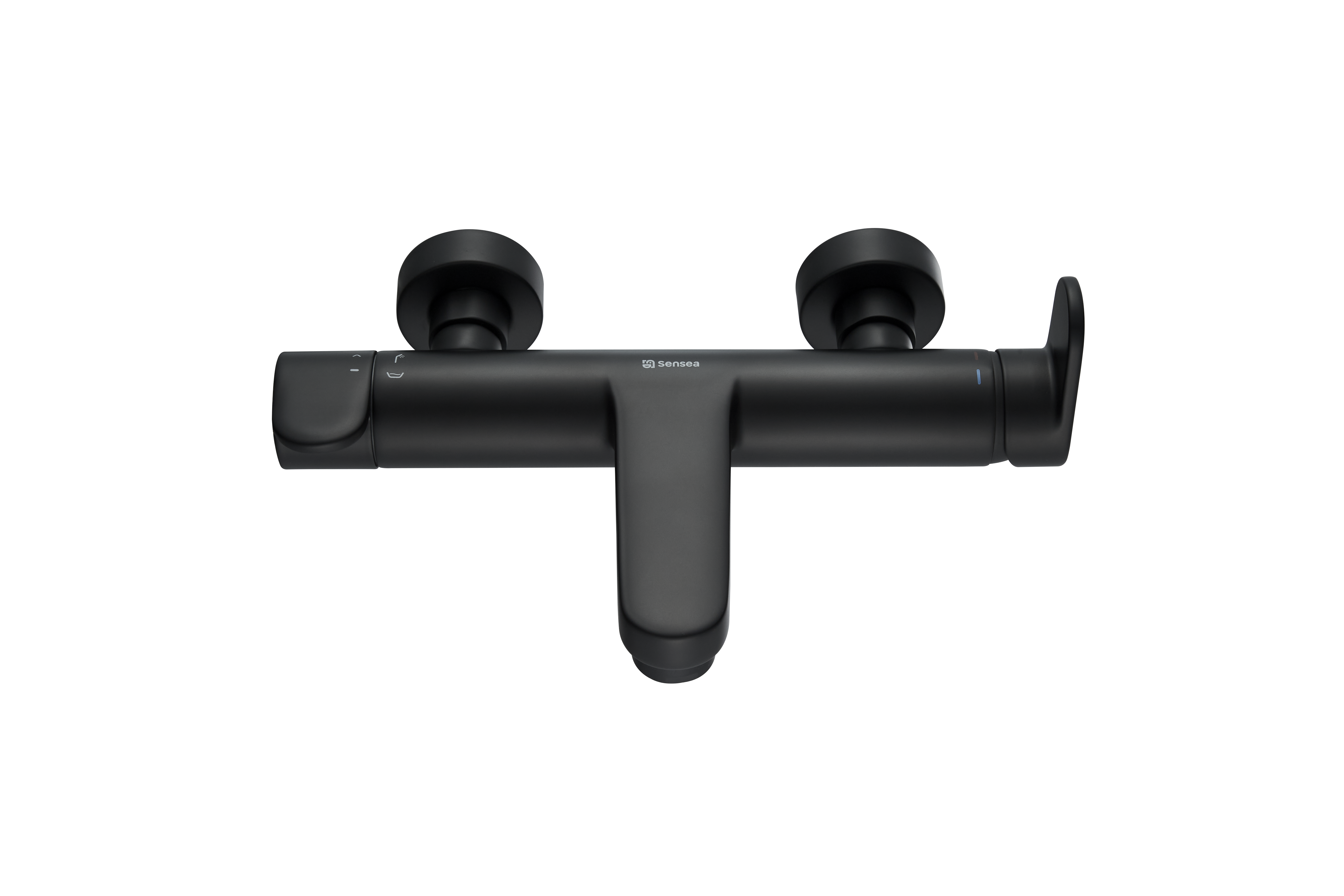 Grifo de bañera monomando SENSEA New Icone negro mate Latón - 13