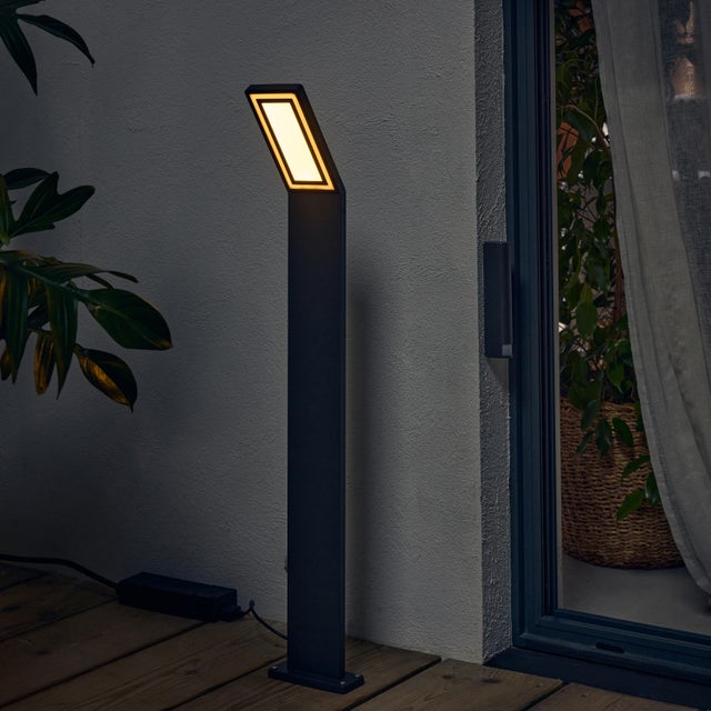 Lampione da giardino LED H 80 cm 4.4 LUMEN, IP65 INSPIRE