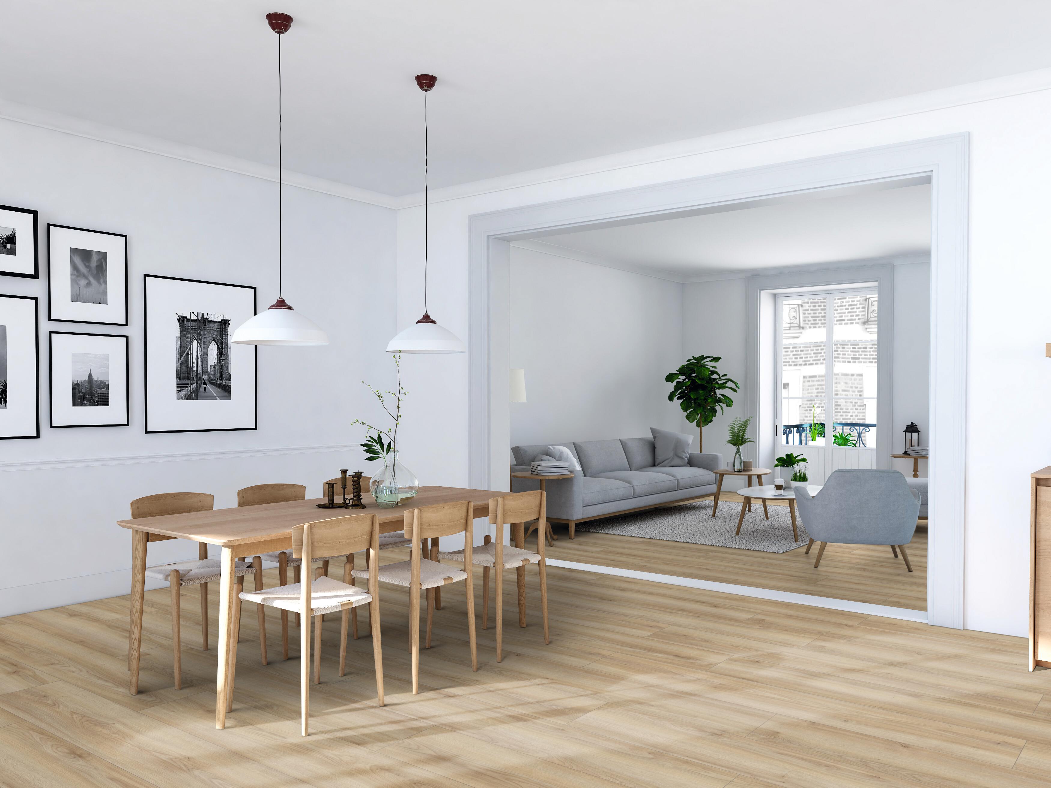  SUELO LAMINADO AC6 AQUA 100H 8MM MODELO ROBLE - 4