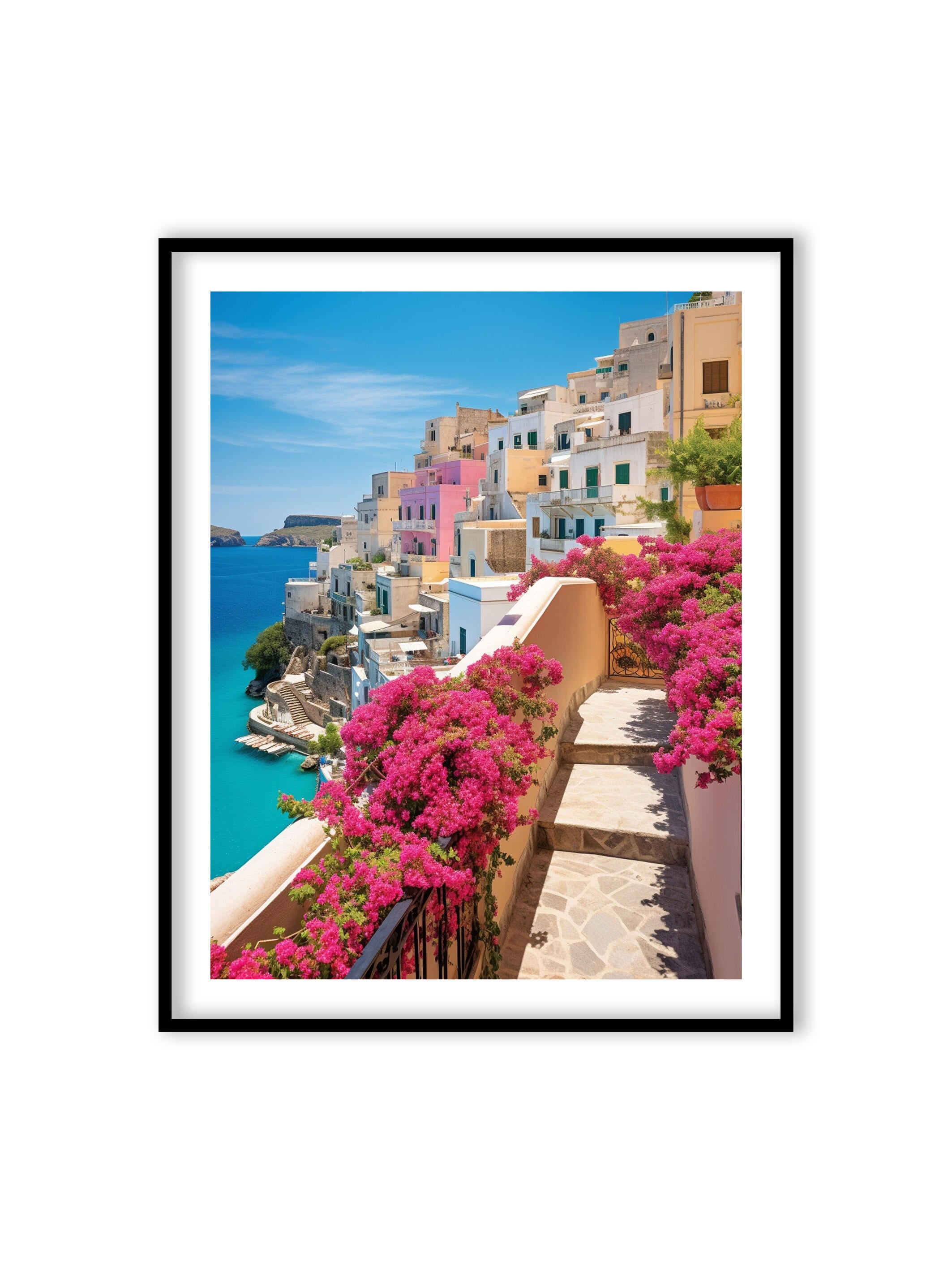 ST. INC. PAESAGGIO MEDITERRANEO 40x50