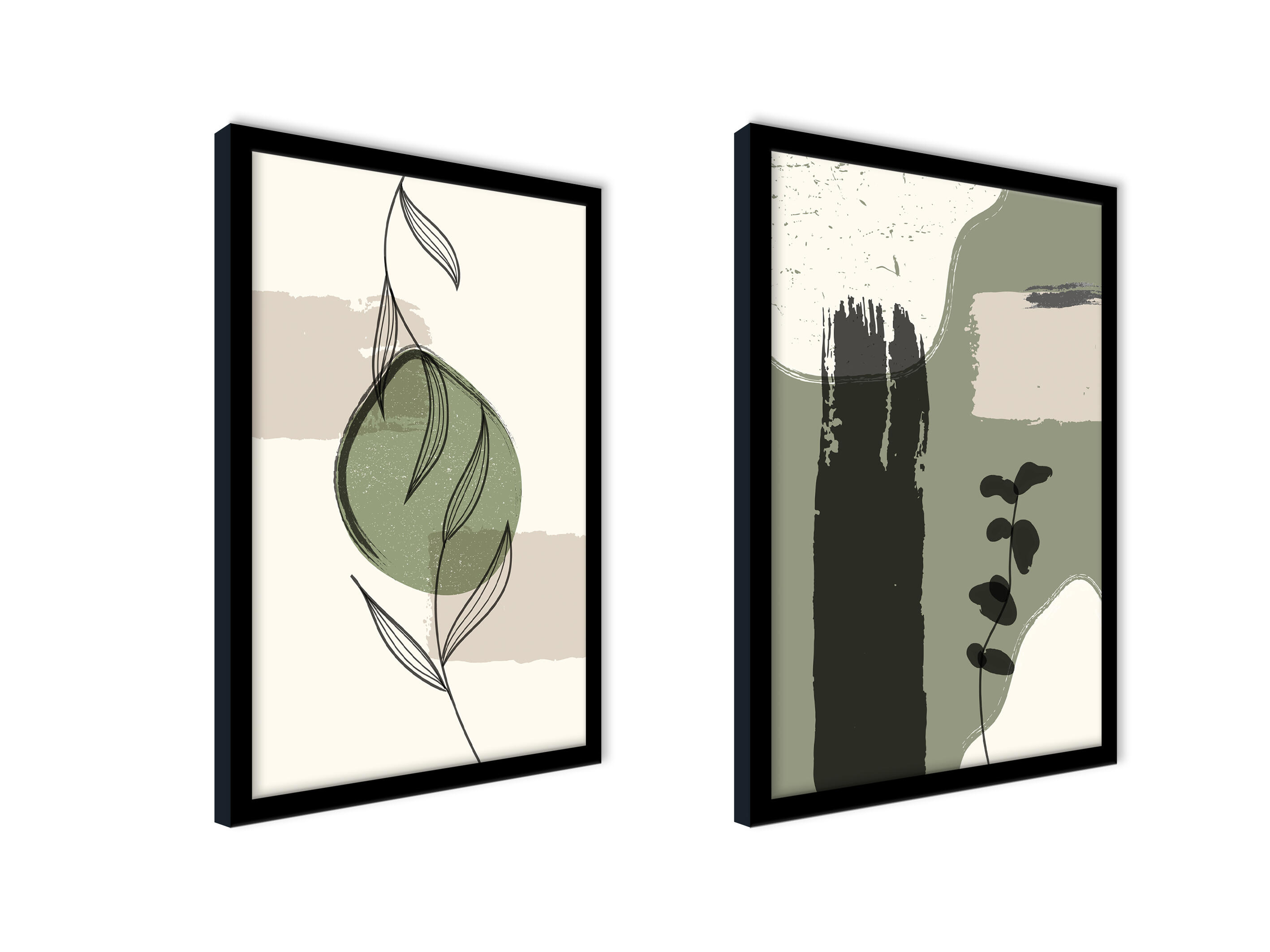 Stampa incorniciata BIPACK - COR. CON ST. SET VERDE 30x40 32.5 x 42.5 cm - 4