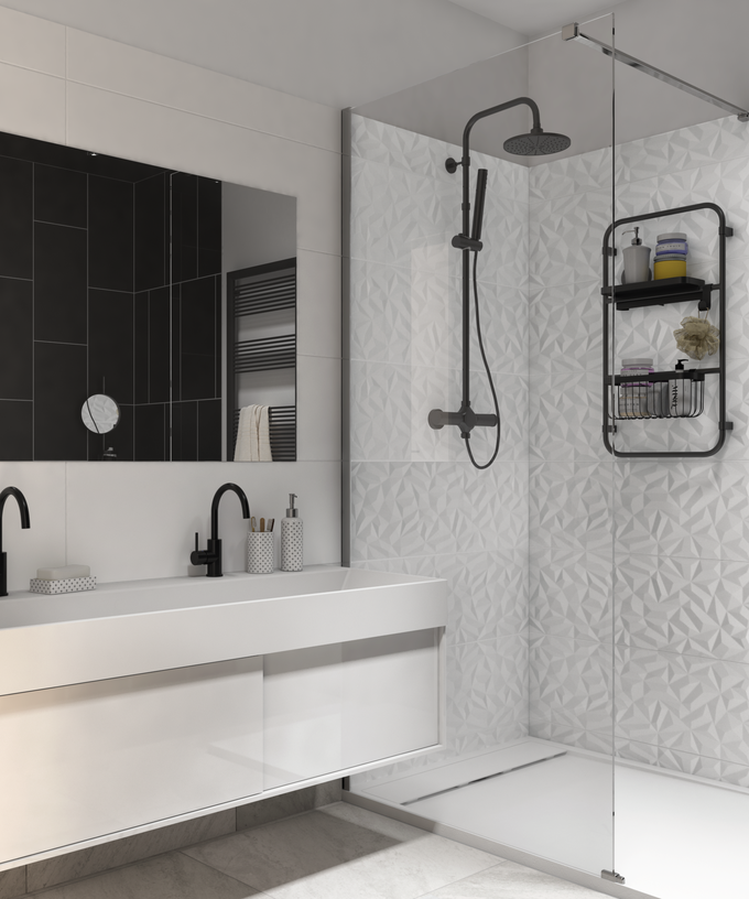 Combinaciones de azulejos para baños modernos | Leroy Merlin
