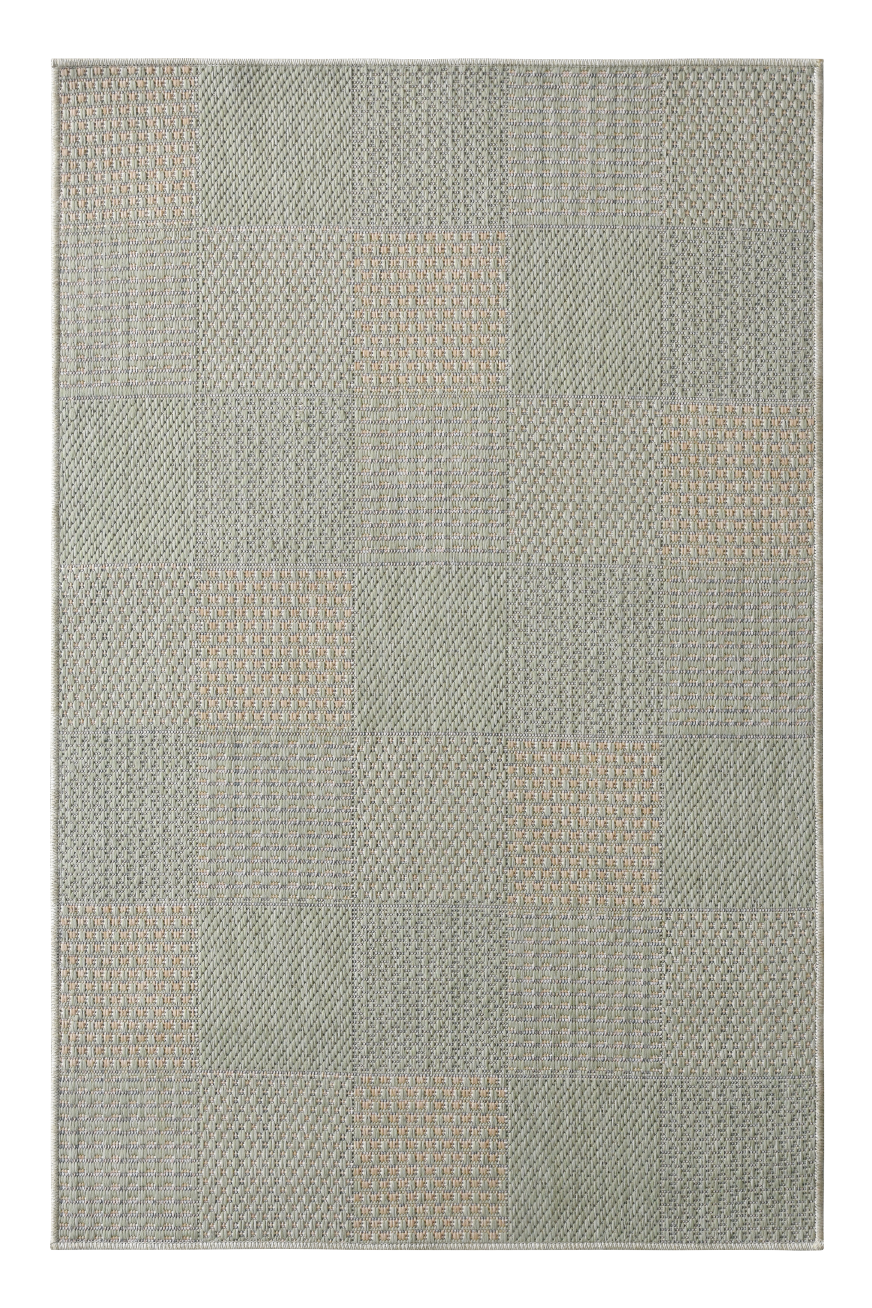 Dywan zewnętrzny geometryczny Panama New zielony 160 x 230 cm