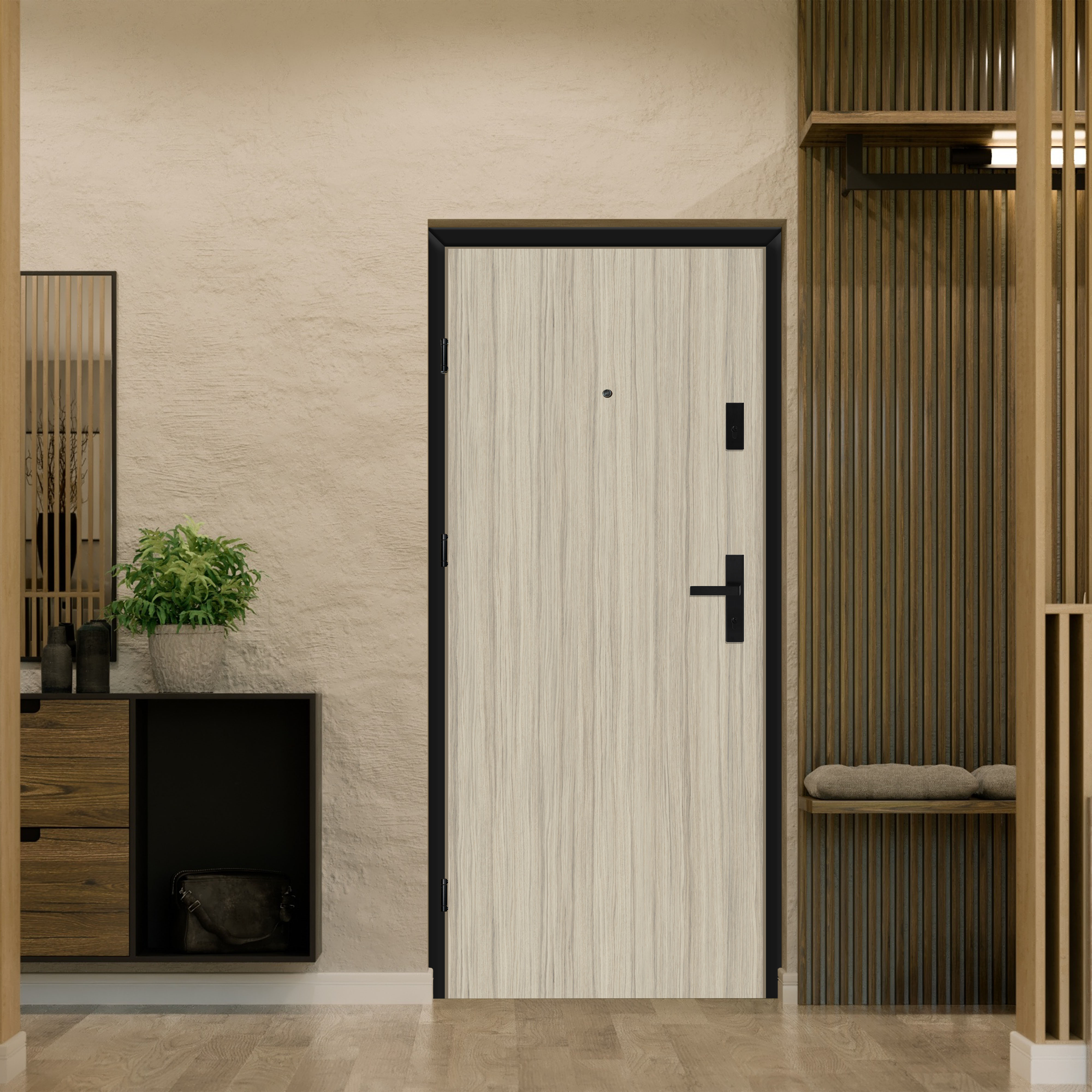 Drzwi wewnętrzne wejściowe 80 lewe Salida Set dąb sunsak - 3