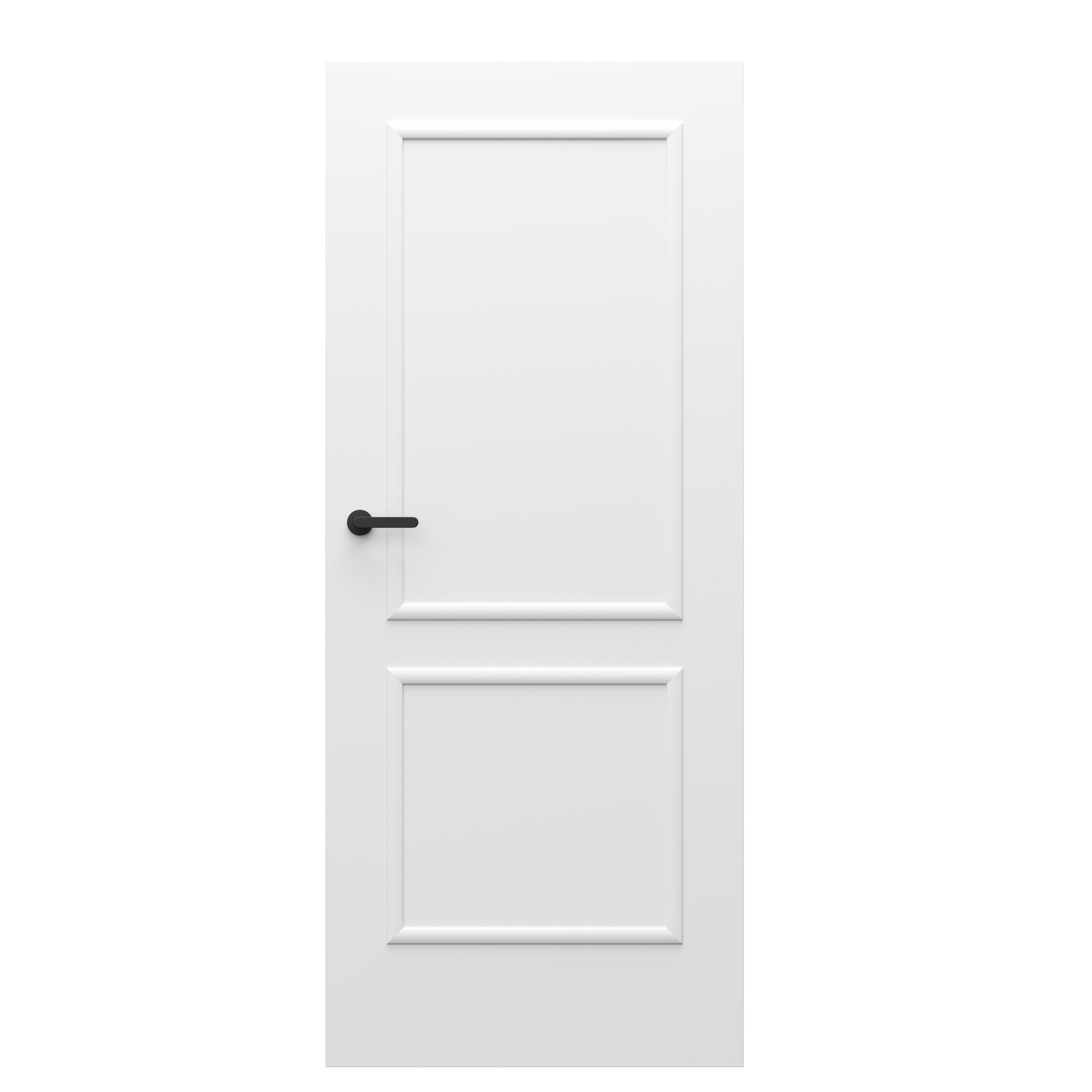 Drzwi wewnętrzne 80 prawe bezprzylgowe pokojowe pełne białe Granddeco Porta