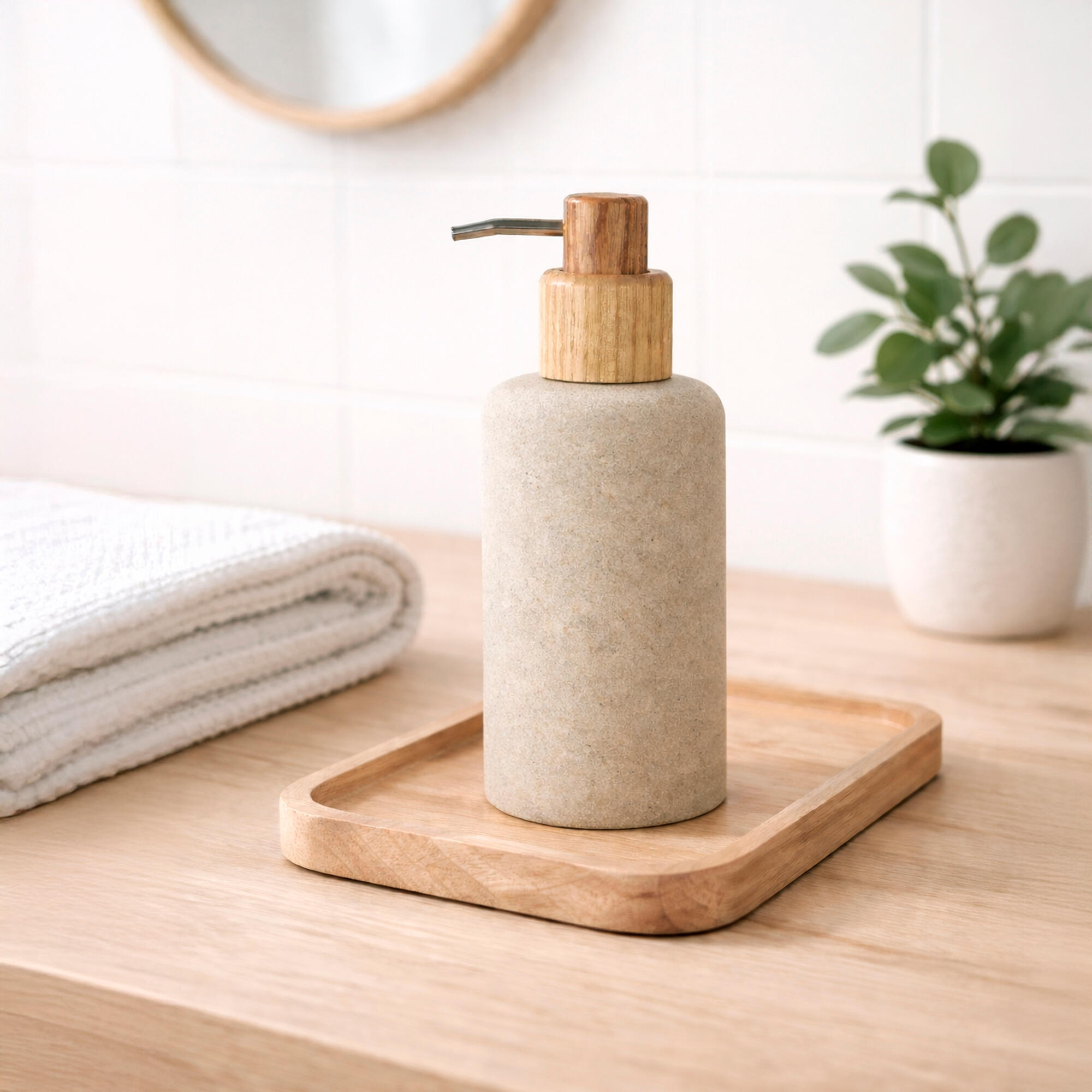 Dispensador Foret beige mate | Leroy Merlin