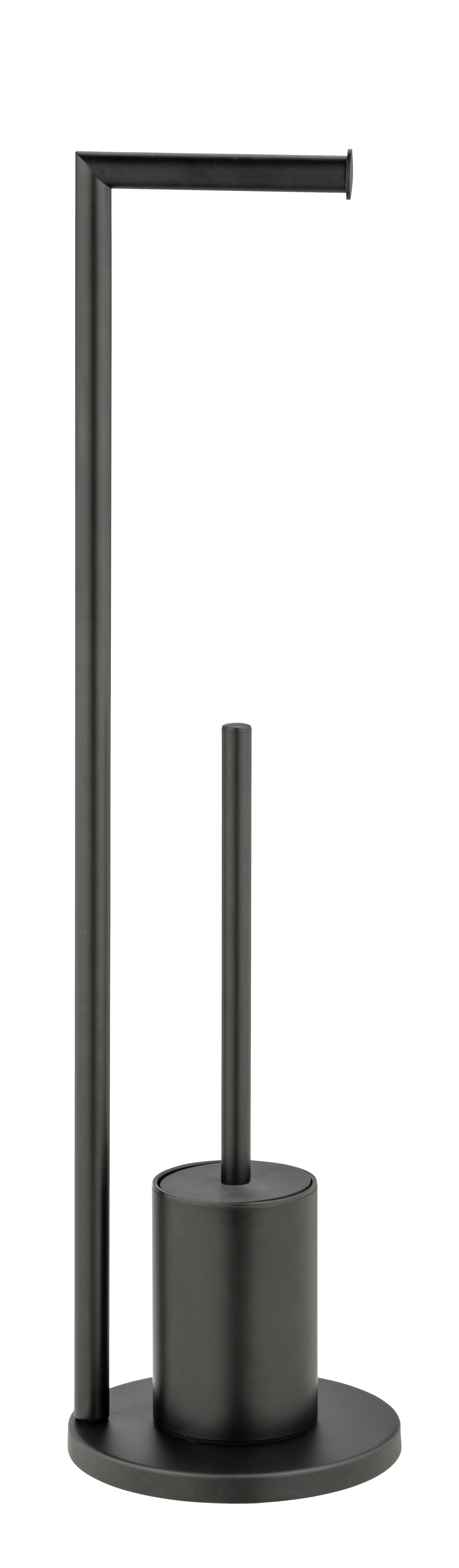 Piaçaba com porta-rolos preto Ferla - 2