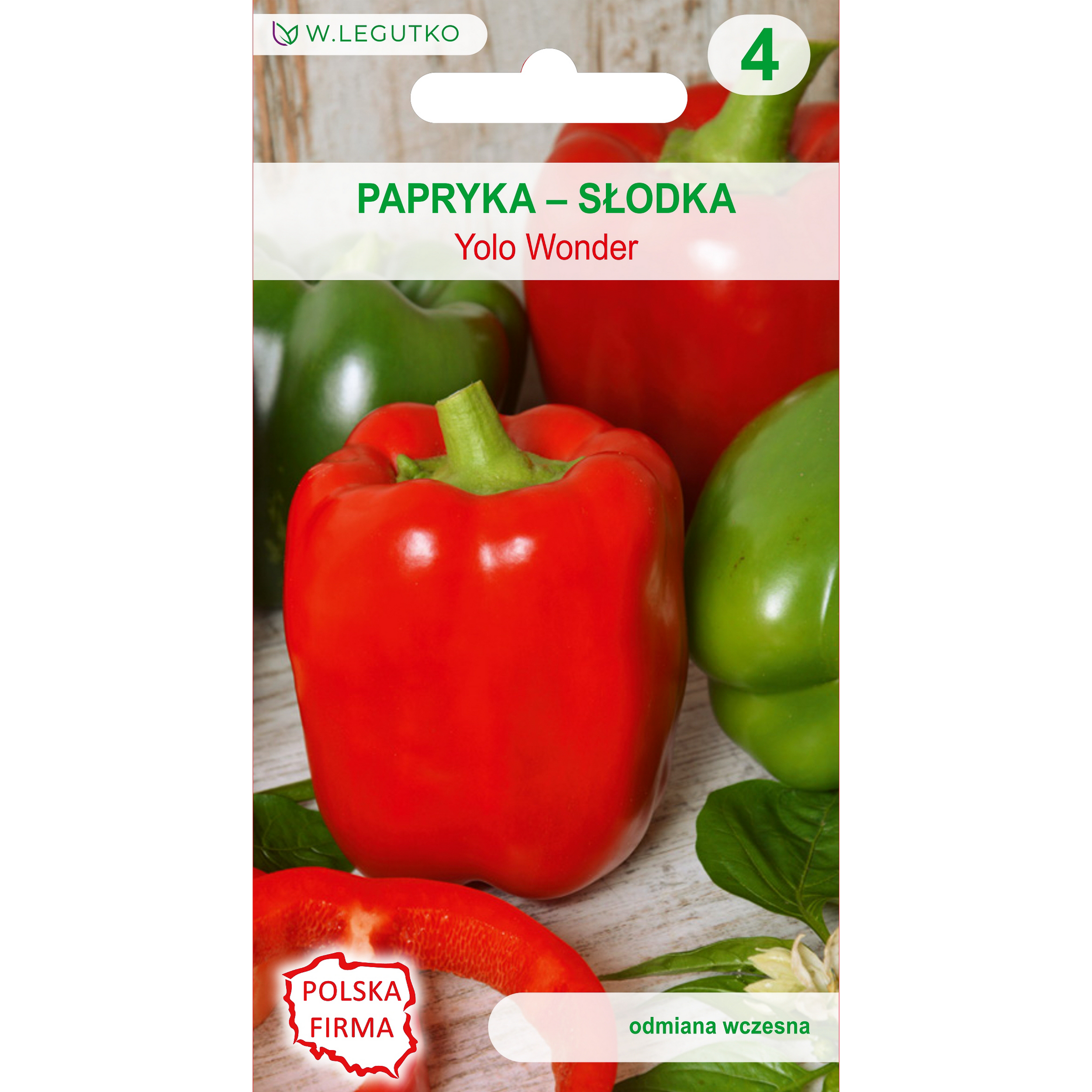 Papryka słodka Yolo Wonder nasiona W.Legutko