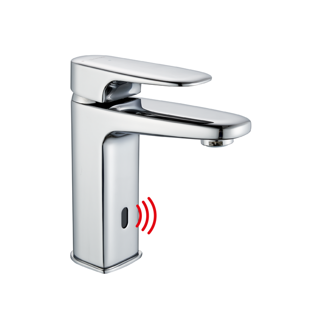 Robinet de lavabo infrarouge chrome M, Remix Sensor, SENSEA
