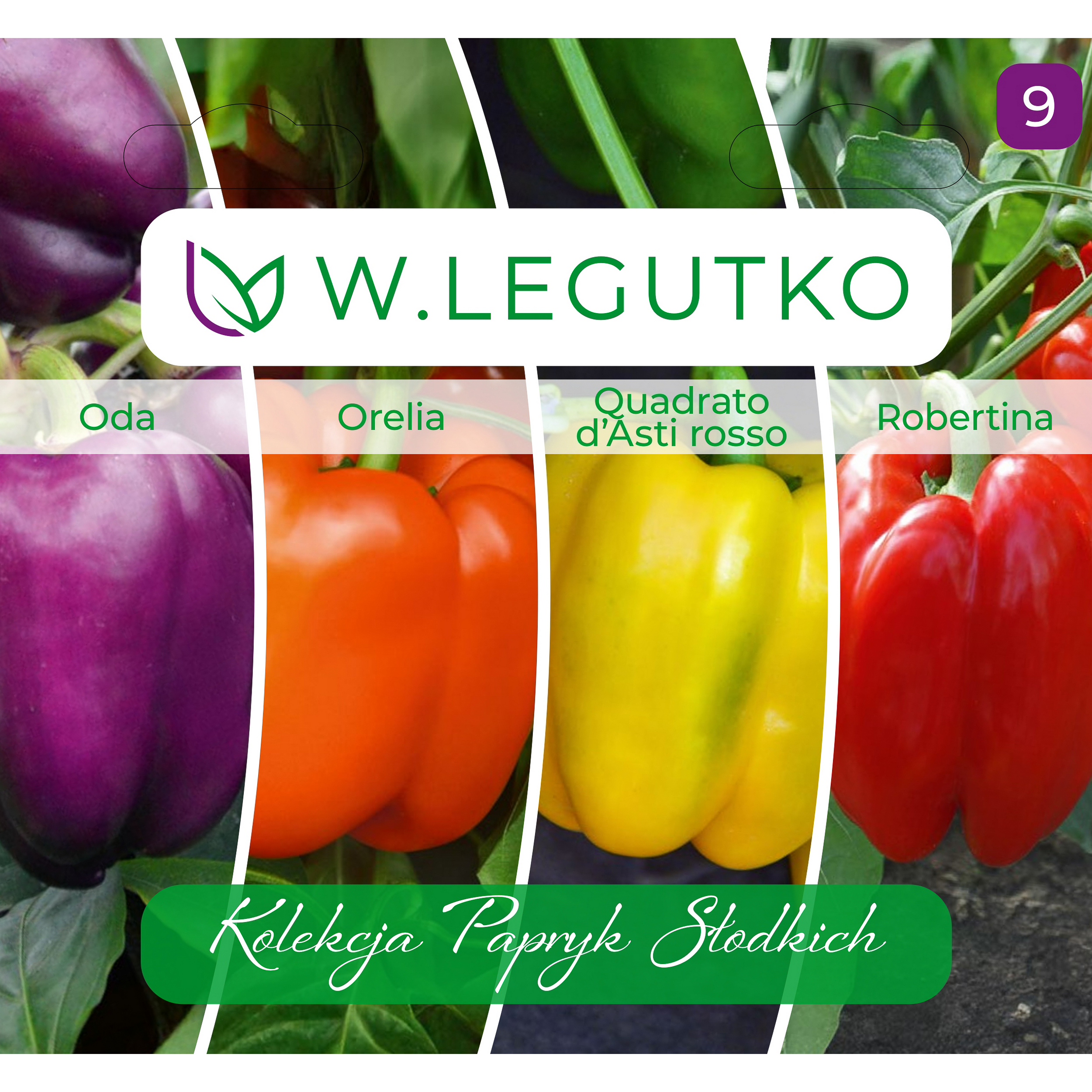 Kolekcja papryk słodkich nasiona W.Legutko