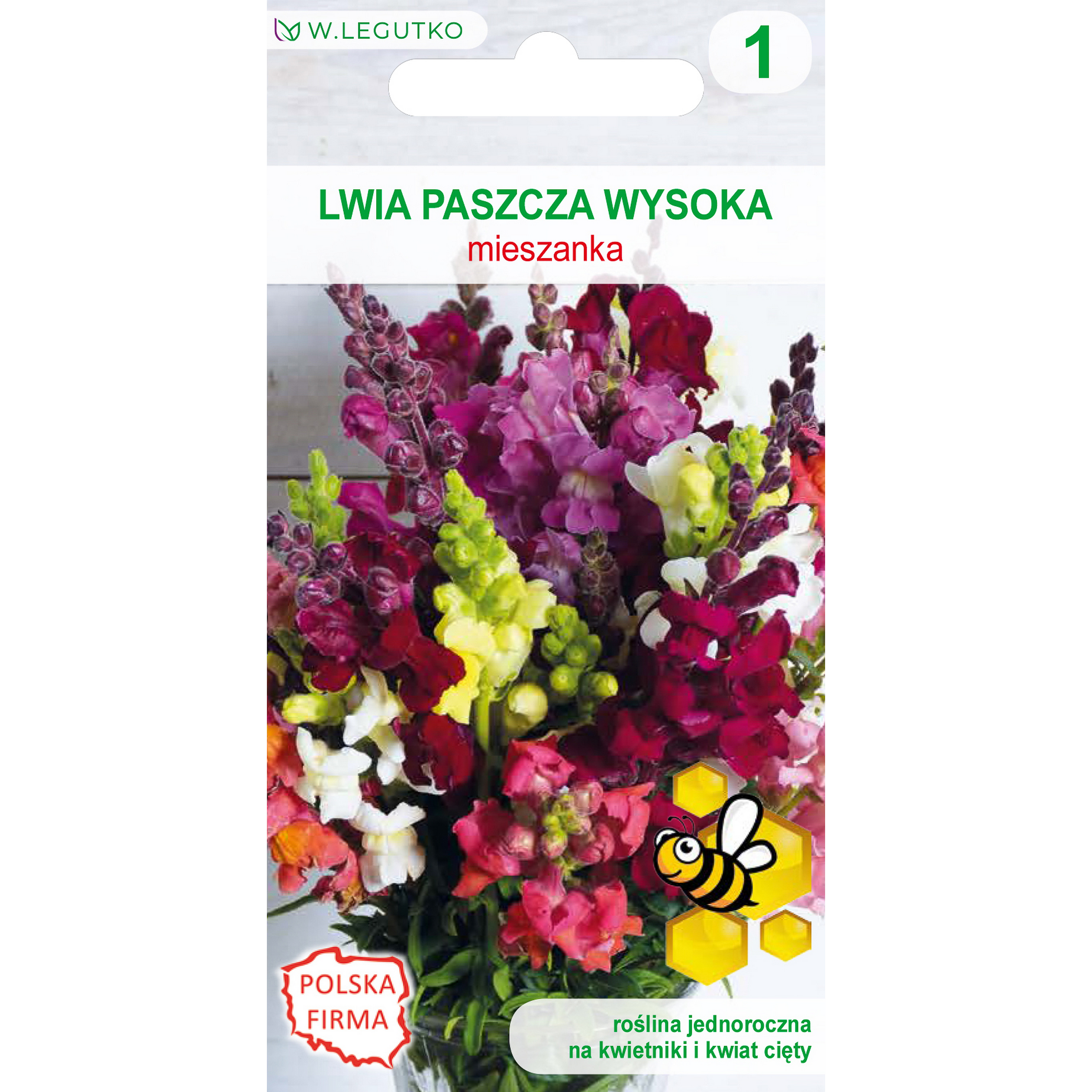 Lwia paszcza wysoka mieszanka nasiona W.Legutko