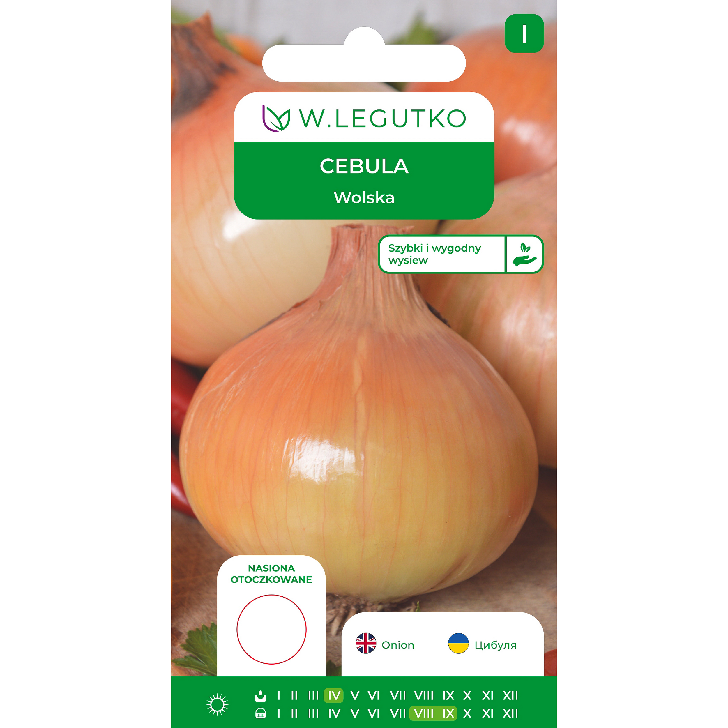 Cebula Wolska nasiona W.Legutko