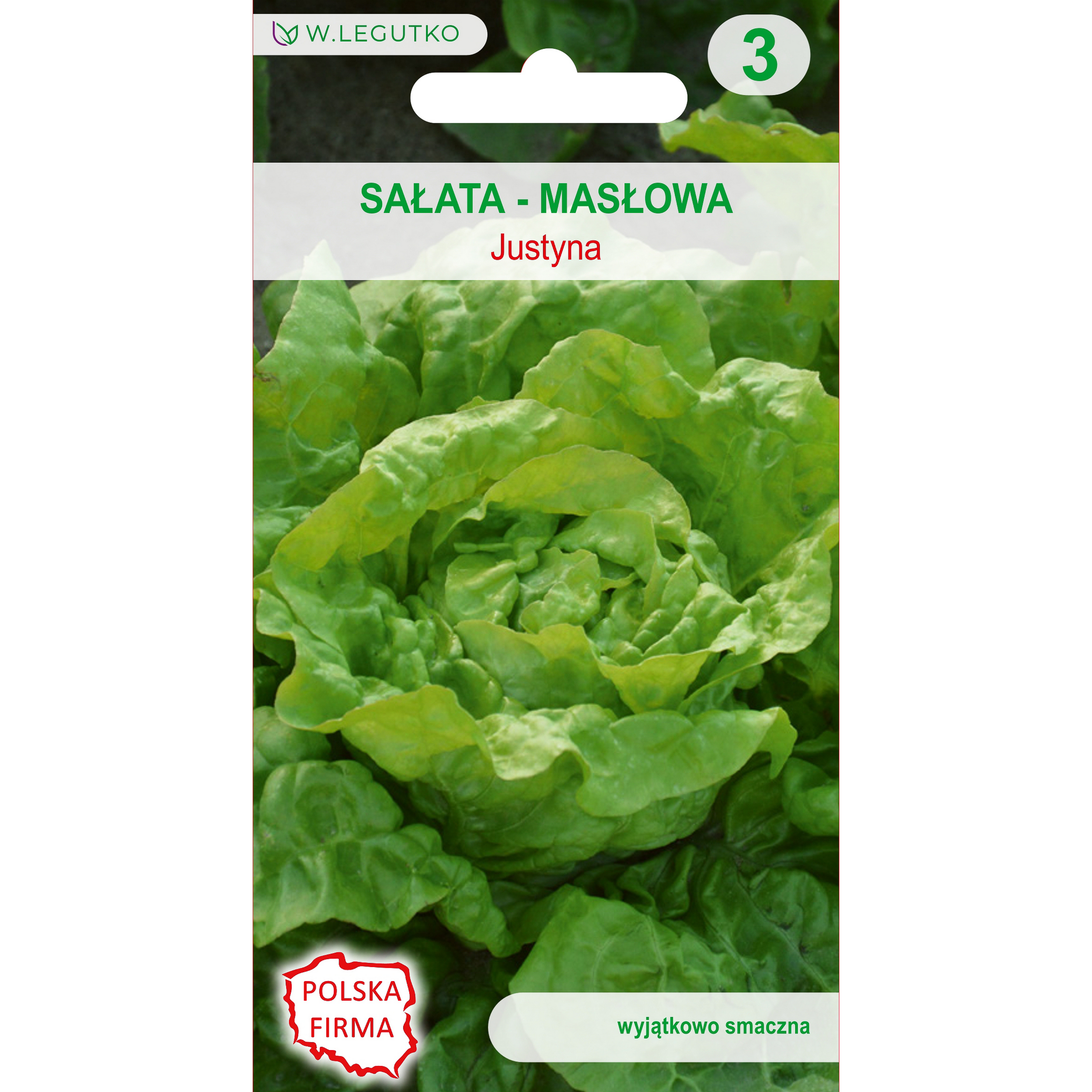 Sałata masłowa Justyna nasiona W.Legutko