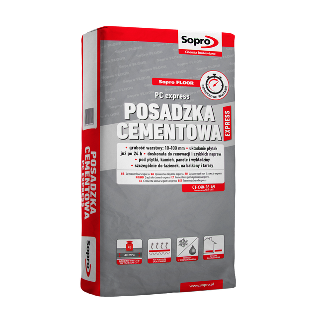 Posadzka cementowa Express Floor 25 kg