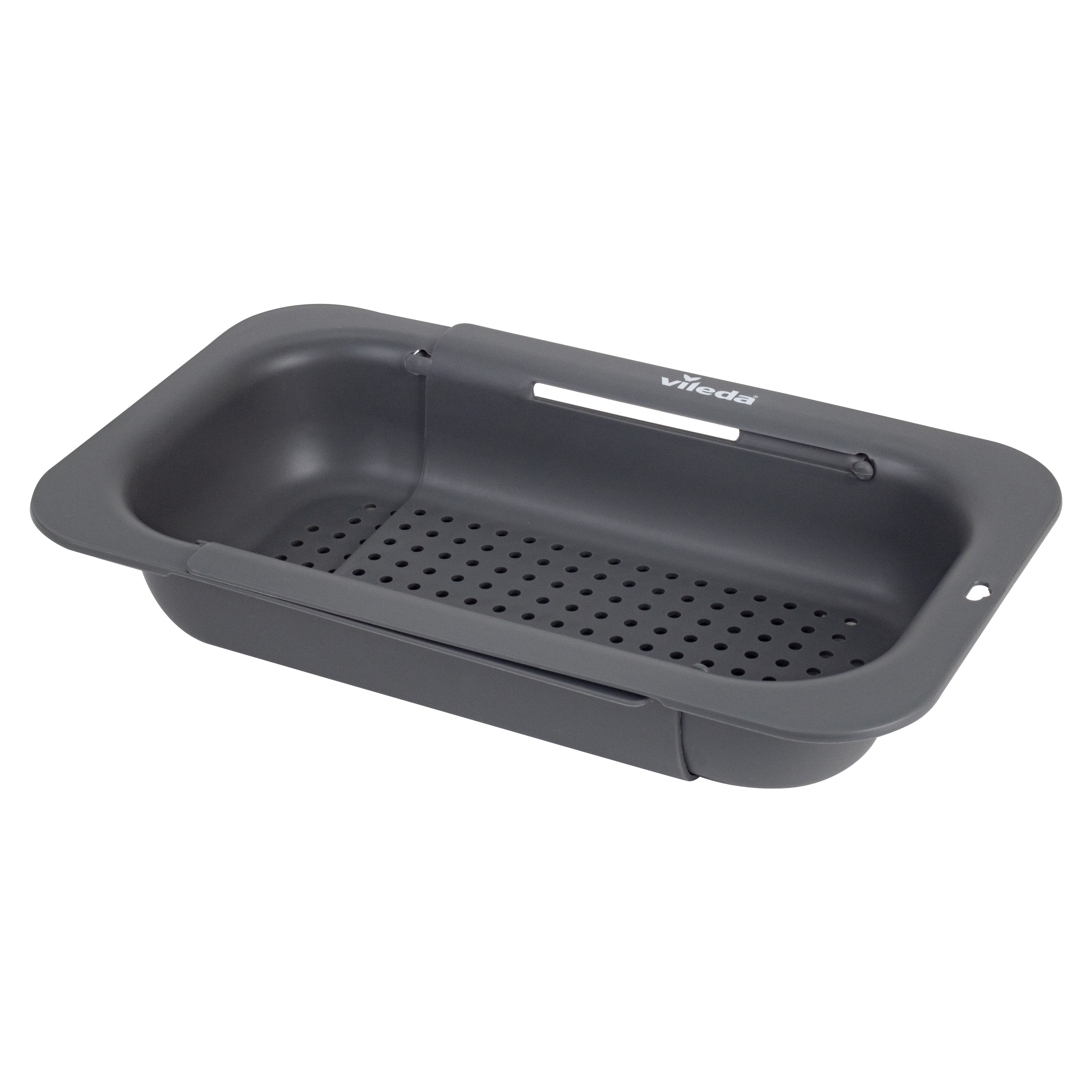 Durszlak na zlewozmywak szary 19,5x6,5x47,8 cm VILEDA