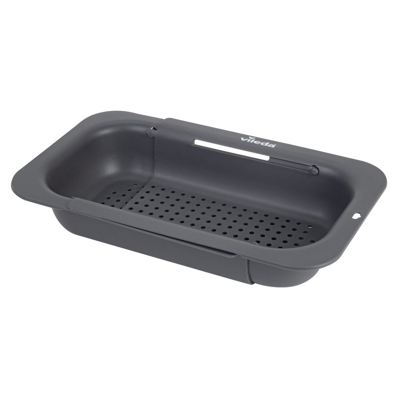 Durszlak na zlewozmywak szary 19,5x6,5x47,8 cm VILEDA