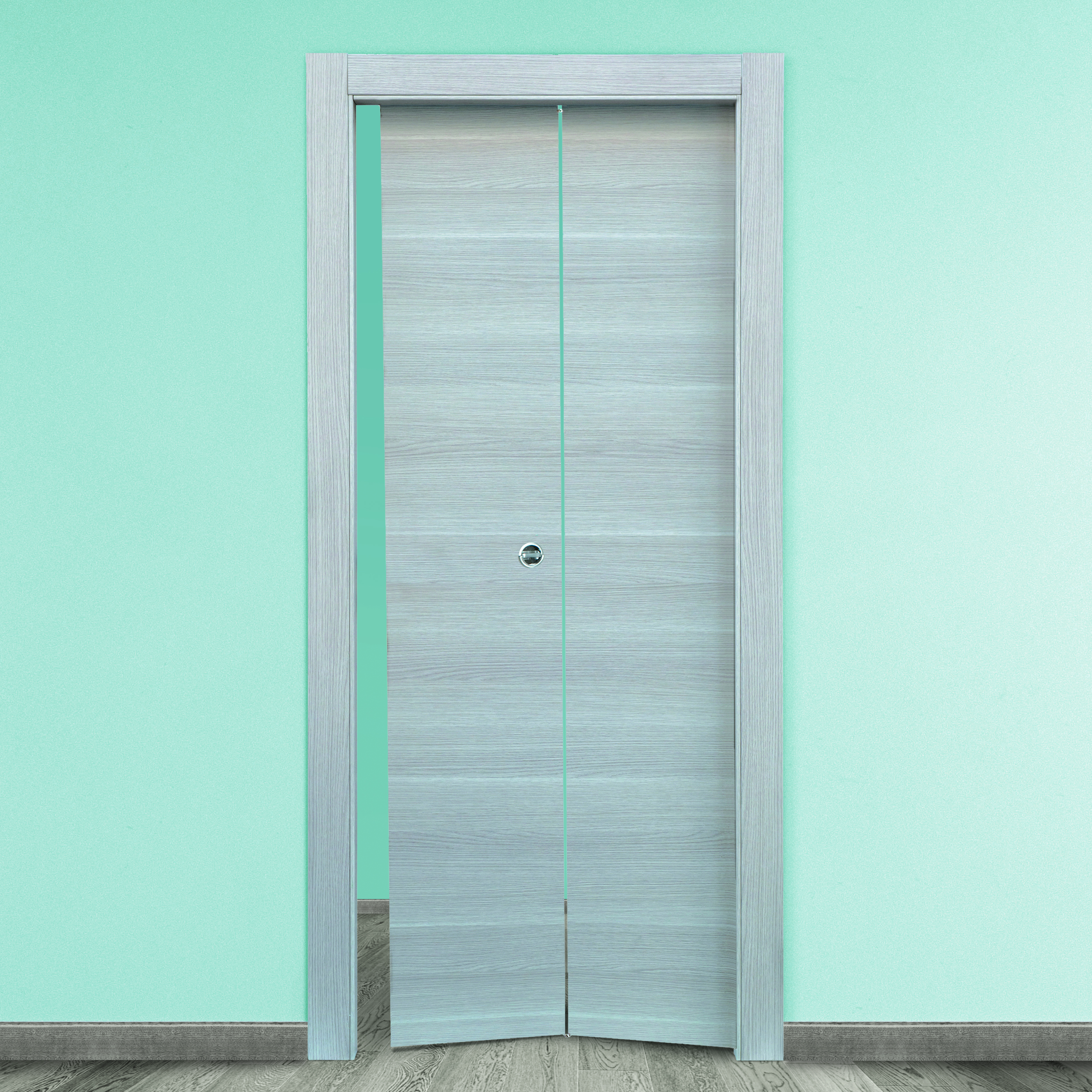 Portariviste In Legno Pieghevole 30x20x30 Cm - Grigio, Per Camera, Balcone O Ufficio - Foto 4