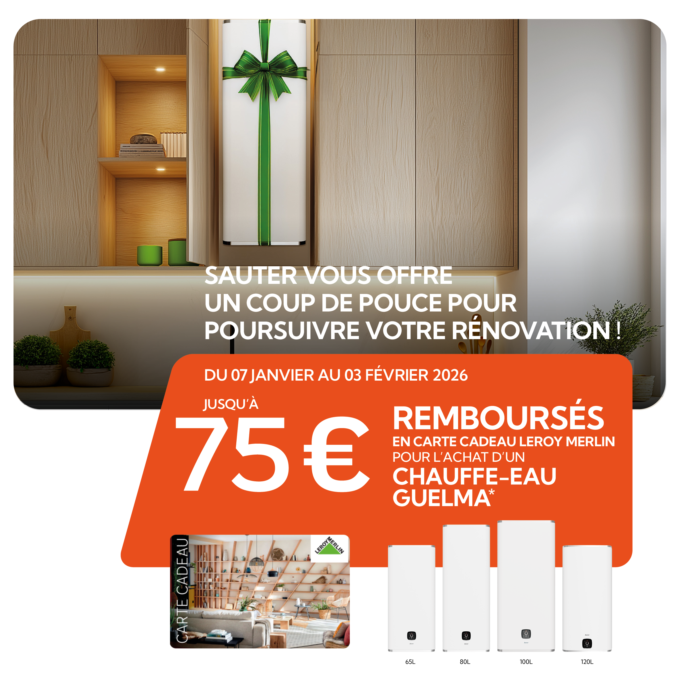 offre de remboursement chauffe-eau guelma  - 1