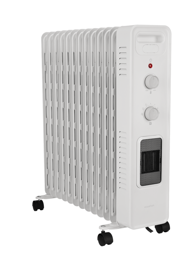 Radiateur bain d'huile électrique 2900W Turbo EQUATION blanc