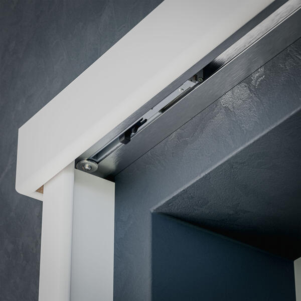 Porte coulissante avec rail amortisseur - 3