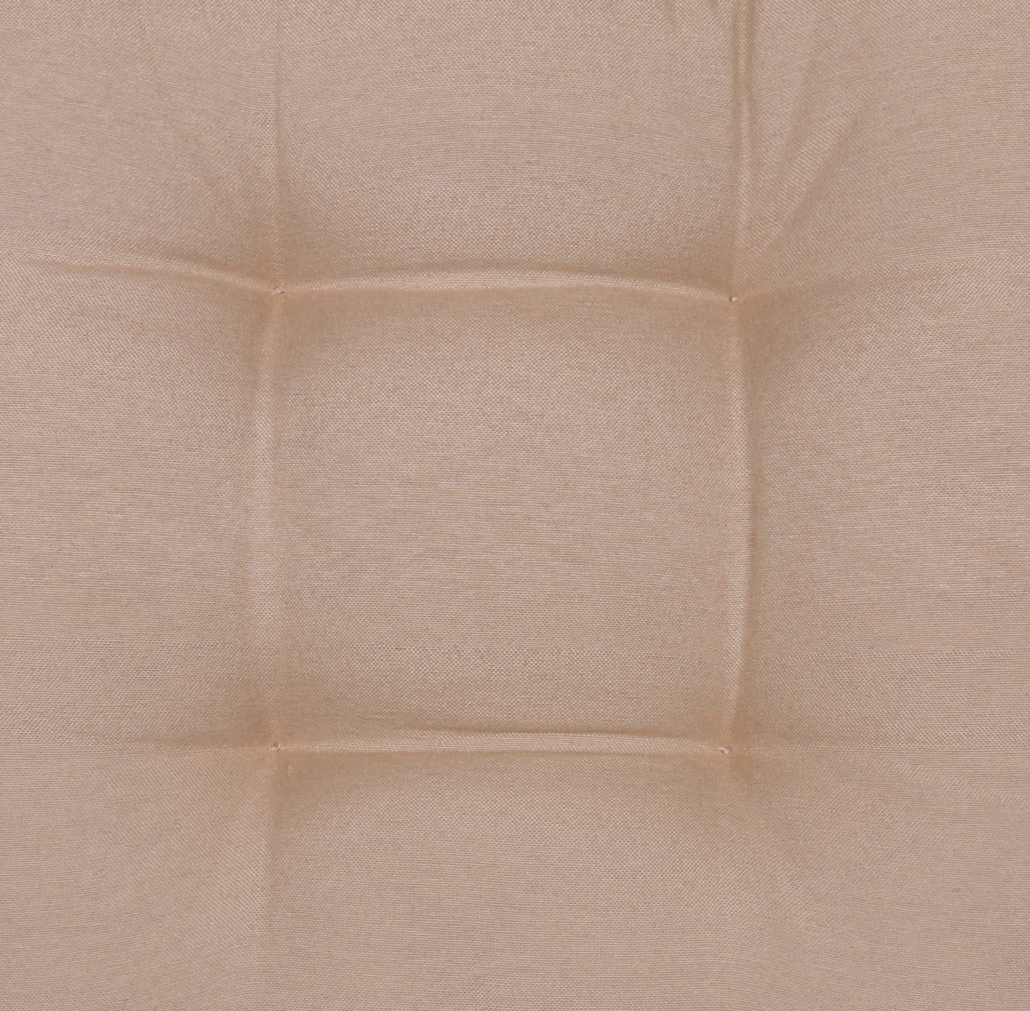 Cojín de suelo interior cuadrado Solo algodón, poliéster beige trench 40x40x8 cm - 5