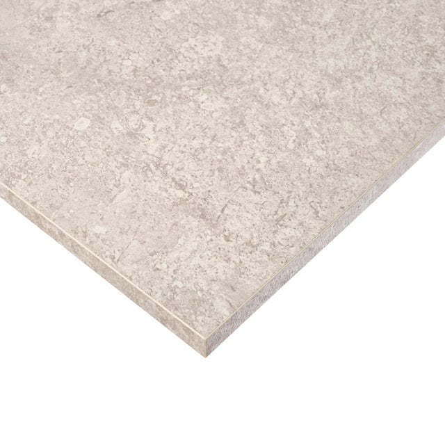 Plan de travail stratifié LIME STONE L.315 x P.65 cm, Ep.16 mm