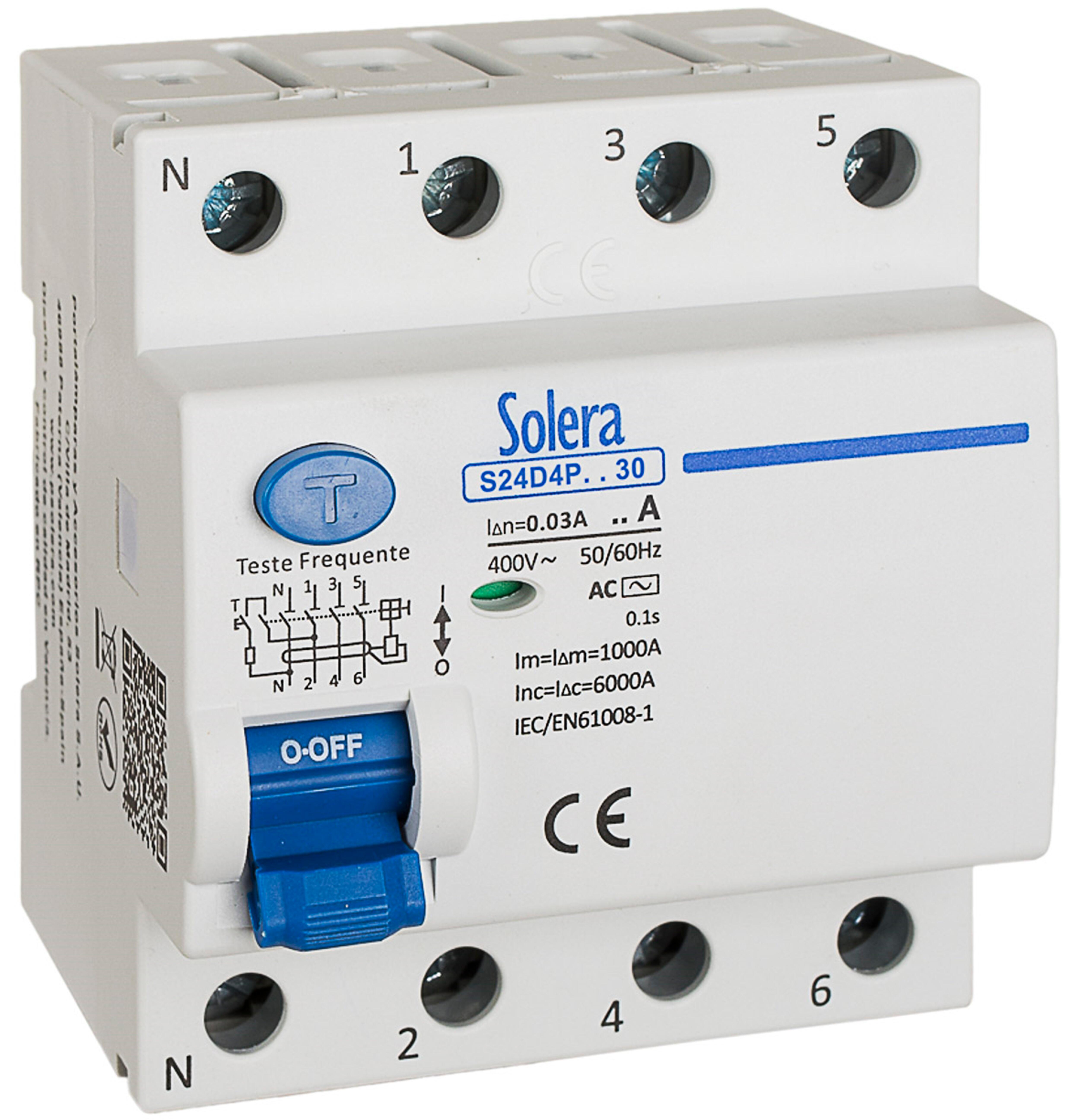 DIFERENCIAL 4P 40A 30MA SOLERA - 2