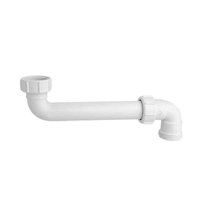 Przedluzka przedluzka syfonu umywalkowego 90x32x32 mm biala mcalpine 93284726
