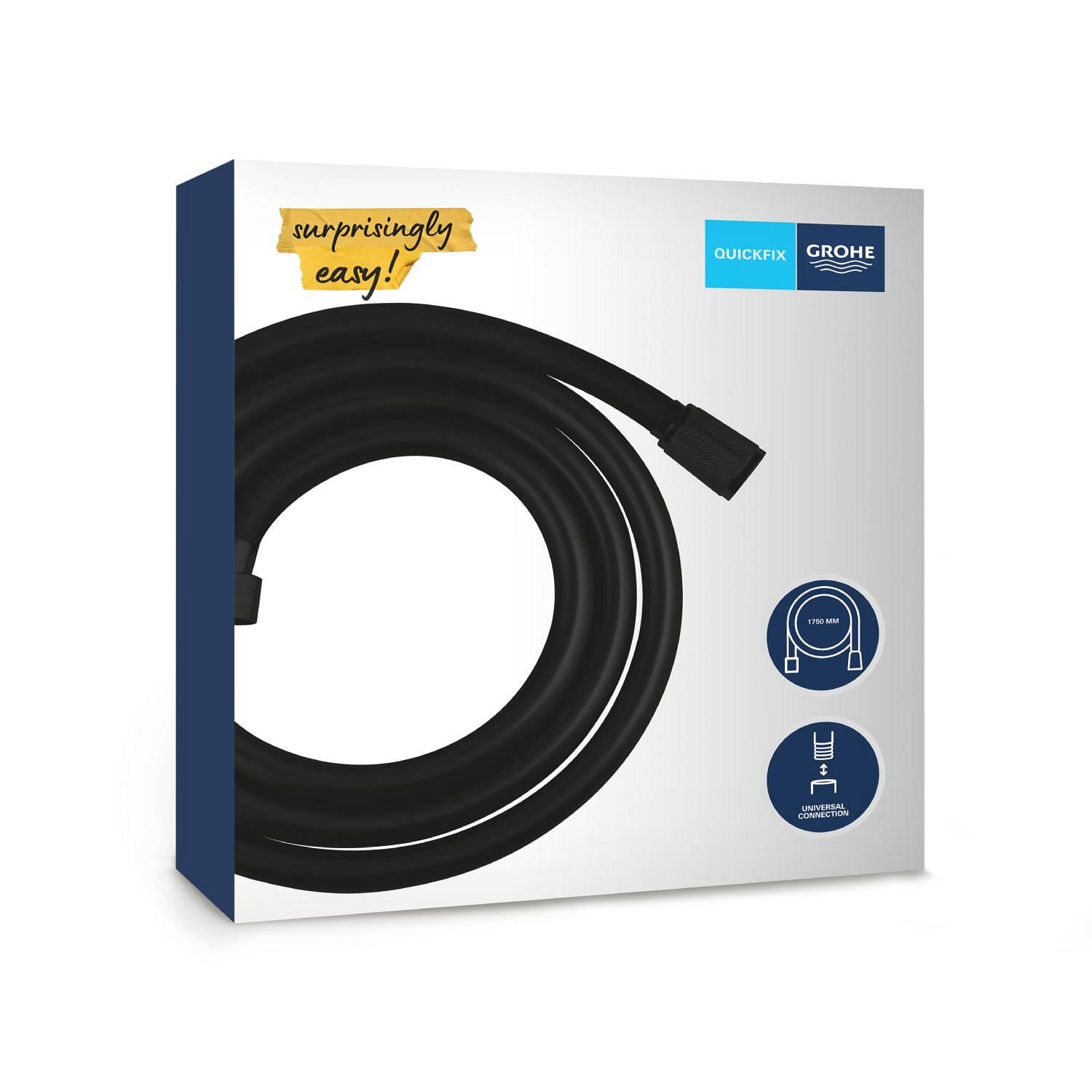 Bicha para duche 175 cm preto Grohe VitalioFlex - 6