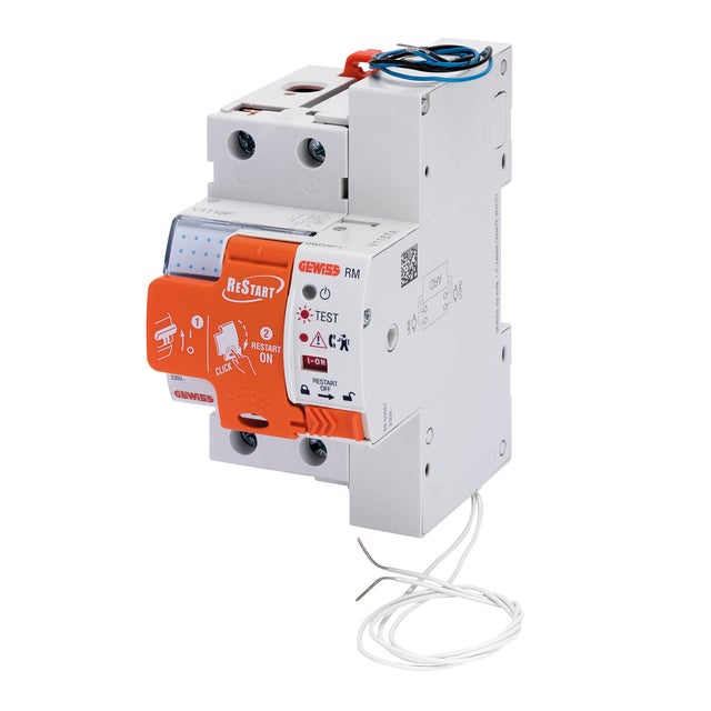 Differenziale salvavita GEWISS GWD4227R 2 poli 16A 4.5kA 30mA A 3 moduli 230V