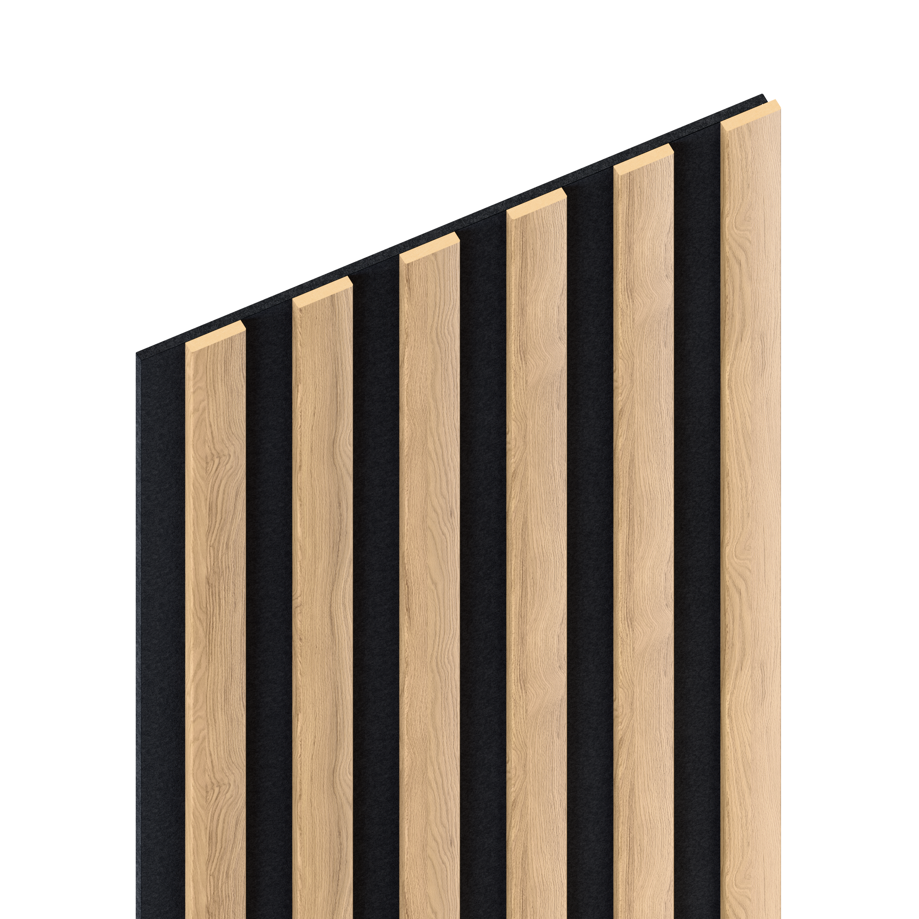 Panele ścienne 3D lamel na filcu slim 270x30 cm Dąb 6 lameli