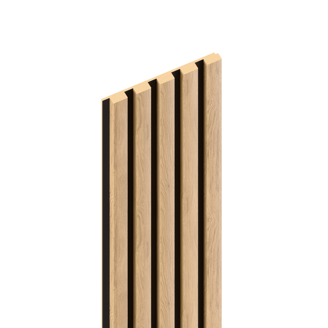 Panele ścienne 3D lamel na filcu 270x15 cm Dąb 5 lameli