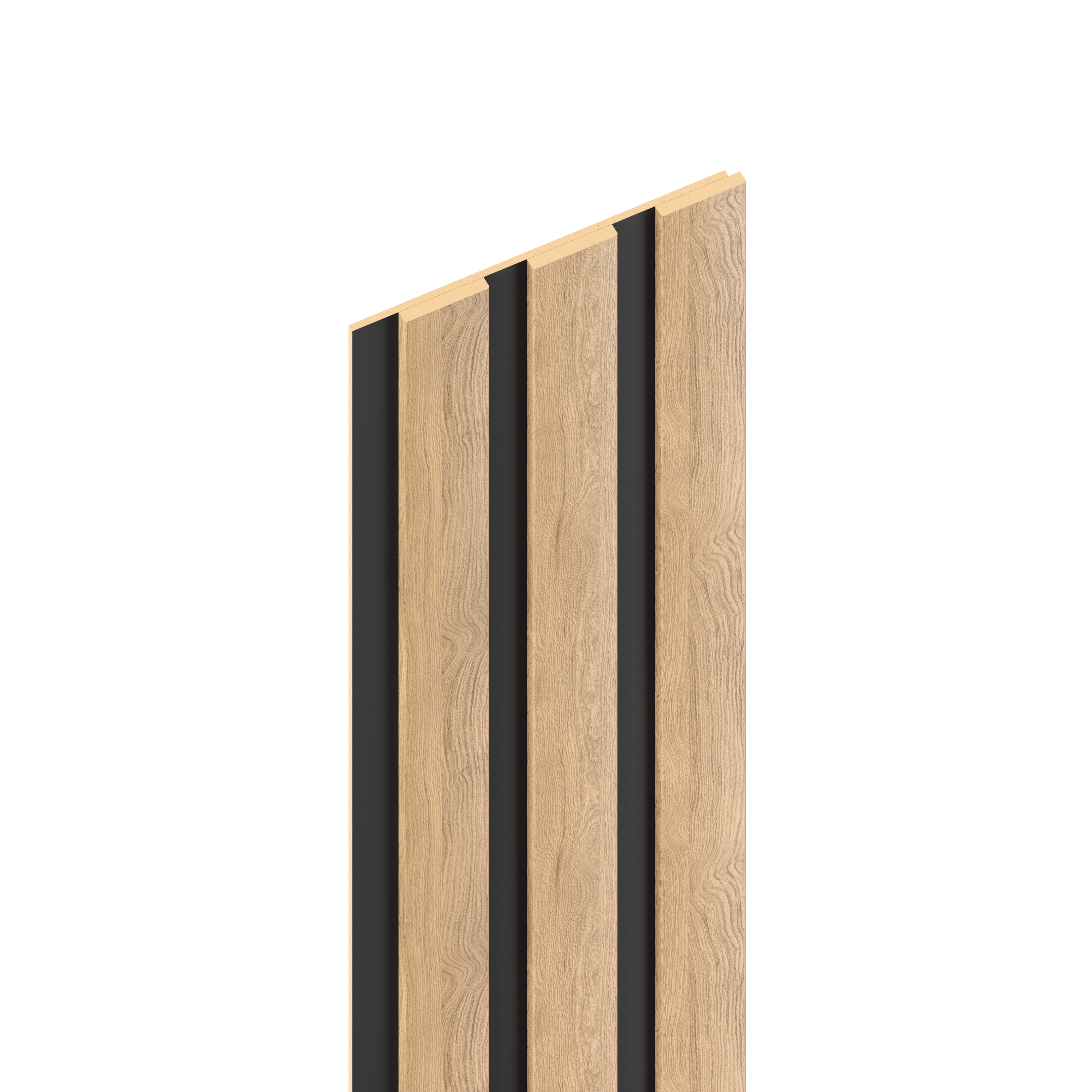 Panele ścienne 3D lamel na HDF 270x15 cm dąb 3 lamele