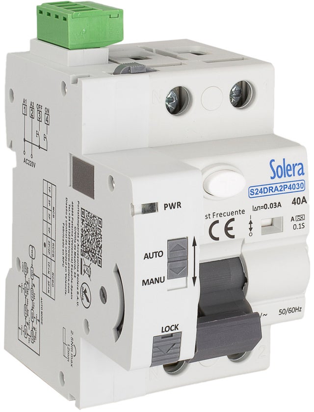 DIFERENCIAL REARMABLE 2P 40A 30MA-A