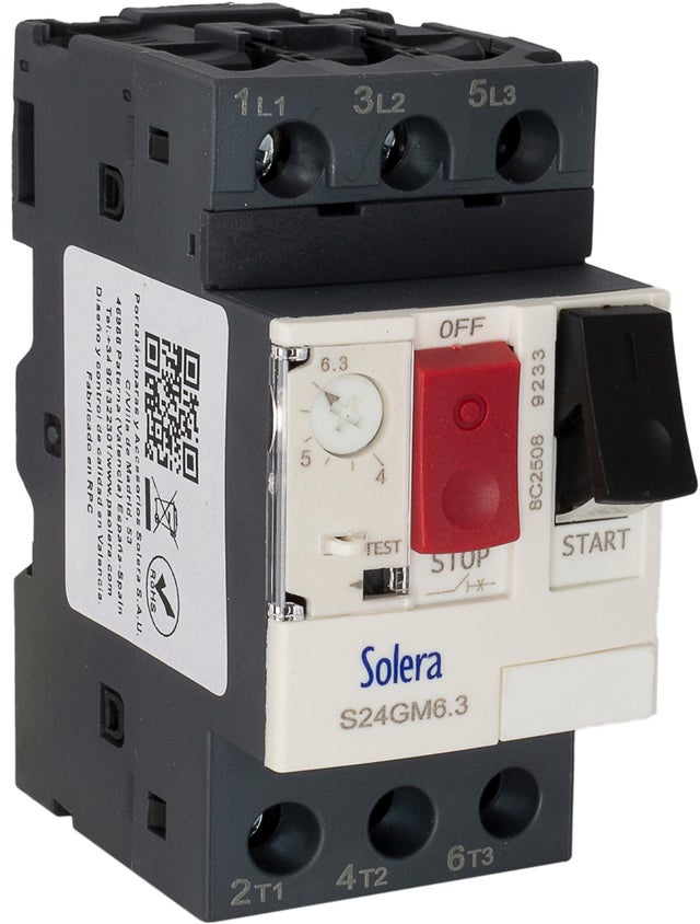 INTERRUPTOR PROTECCION MOTOR DE 4 A 6.3A SOLERA