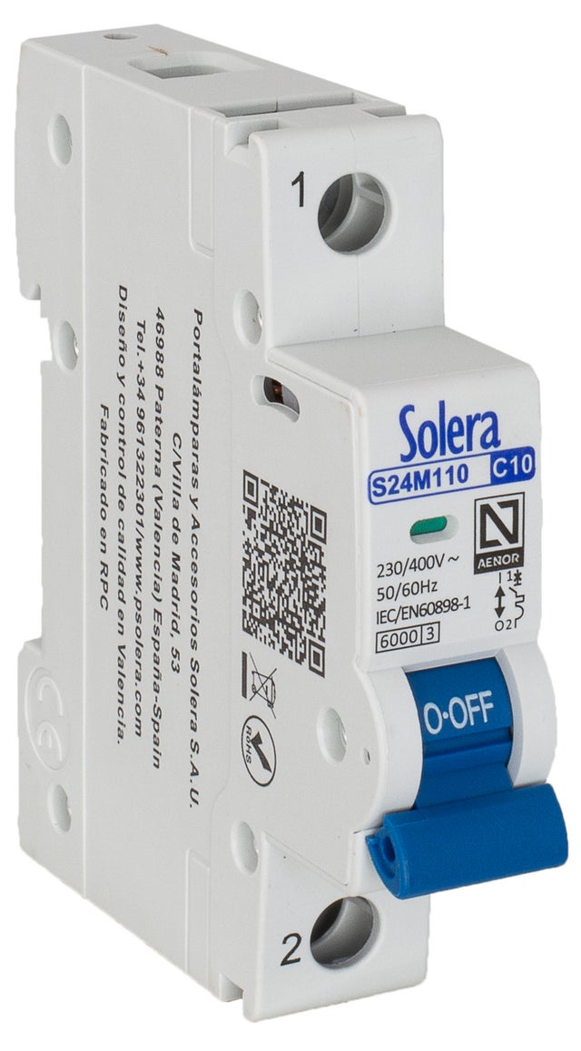 AUTOMATICO MAGNETOTERMICO 1P 10A SOLERA
