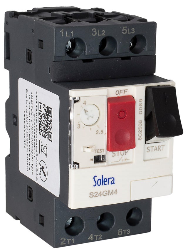 INTERRUPTOR PROTECCION MOTOR DE 2 A 4A SOLERA