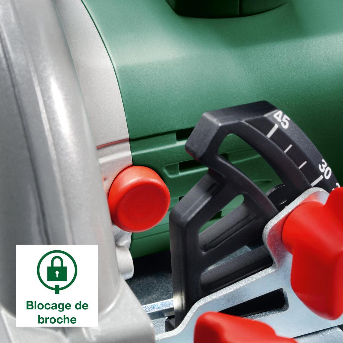 Scie circulaire filaire BOSCH PKS 55 A, 1200 W, 160 mm - 7