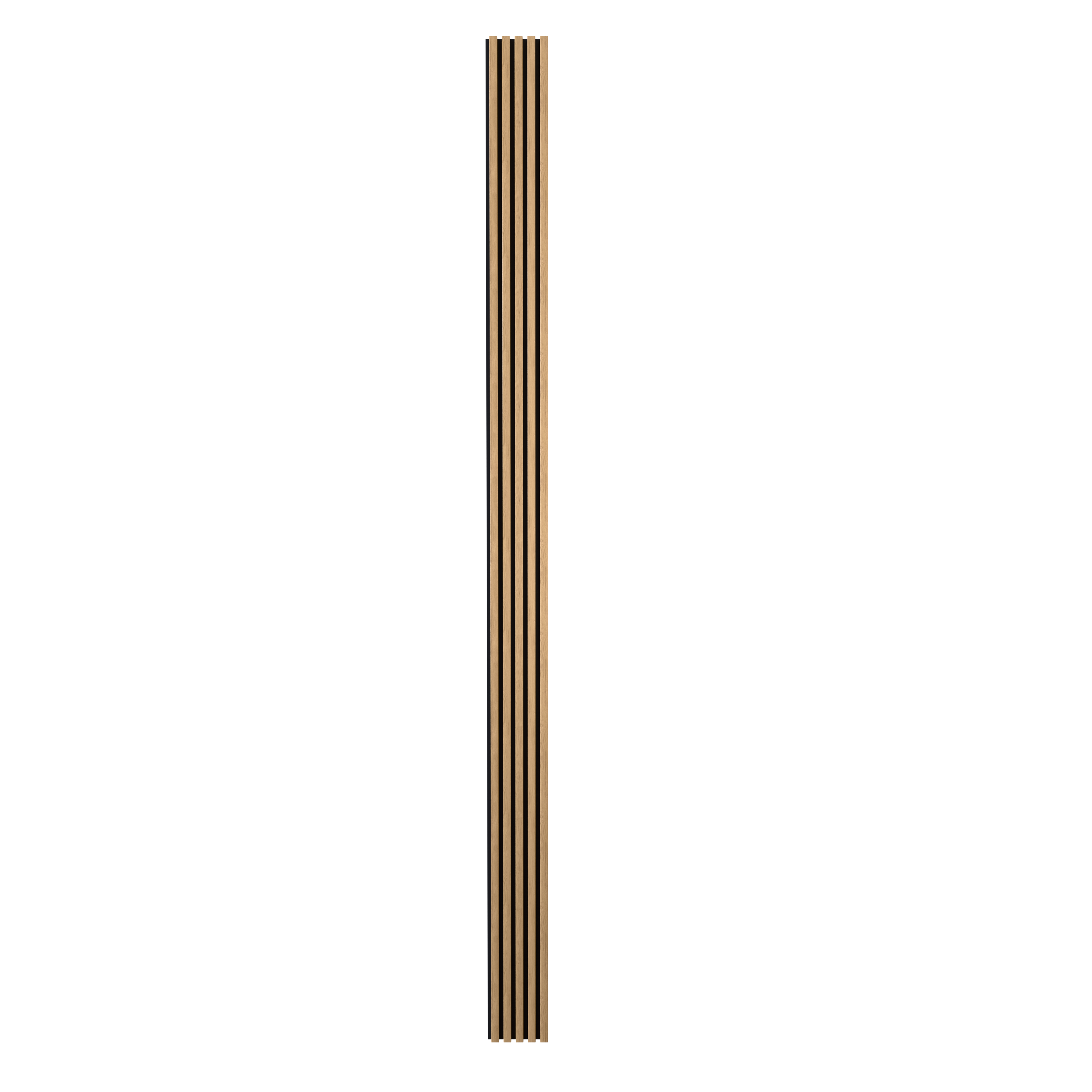 Panele ścienne 3D lamel na filcu 270x15 cm Dąb 5 lameli - 3