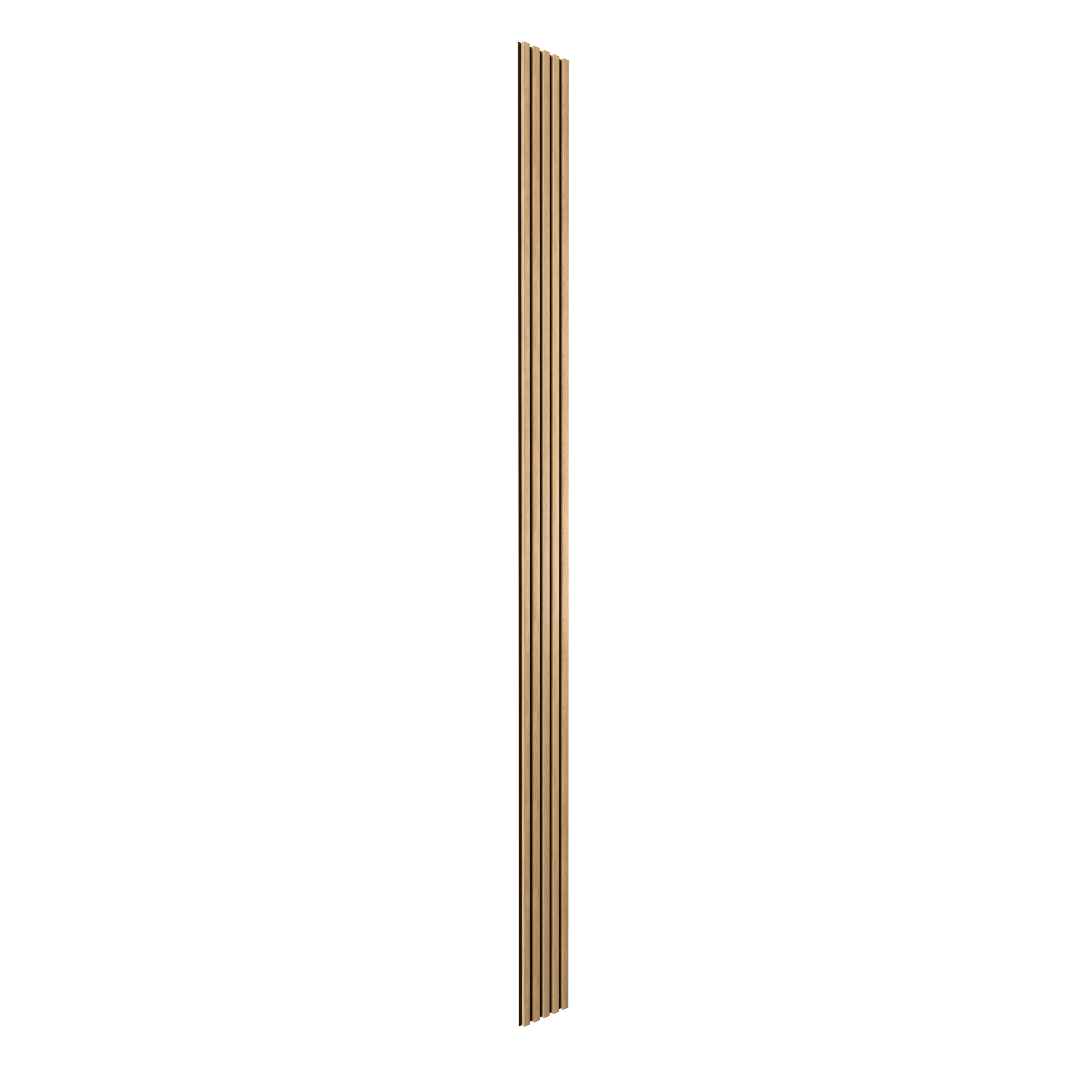 Panele ścienne 3D lamel na filcu 270x15 cm Dąb 5 lameli - 2