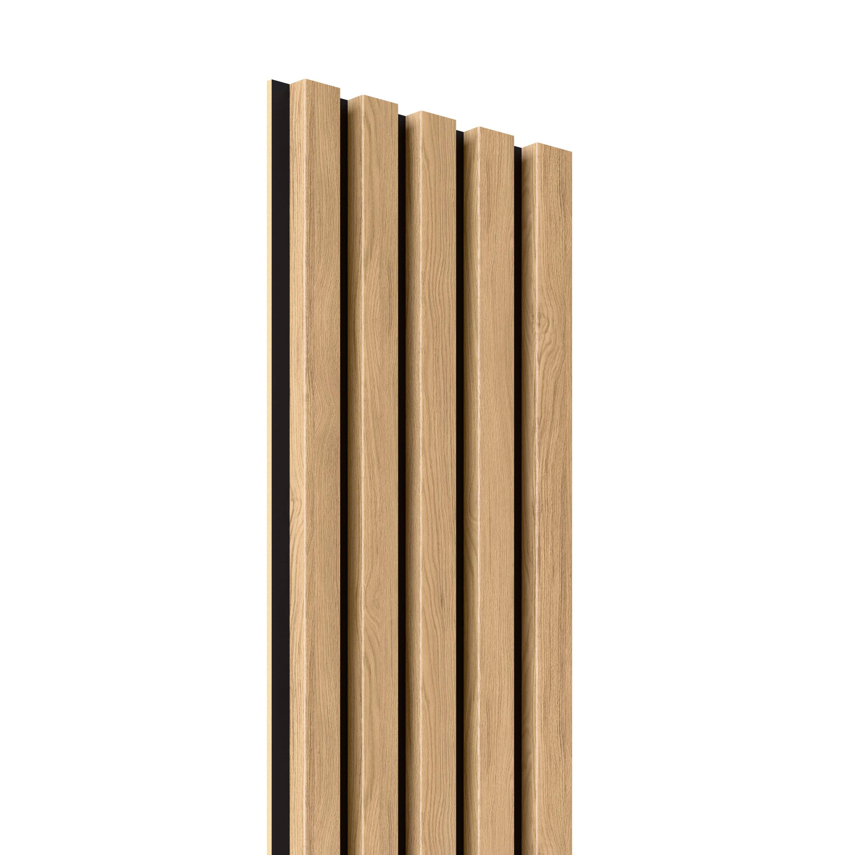 Panele ścienne 3D lamel na filcu 270x15 cm Dąb 5 lameli - 5