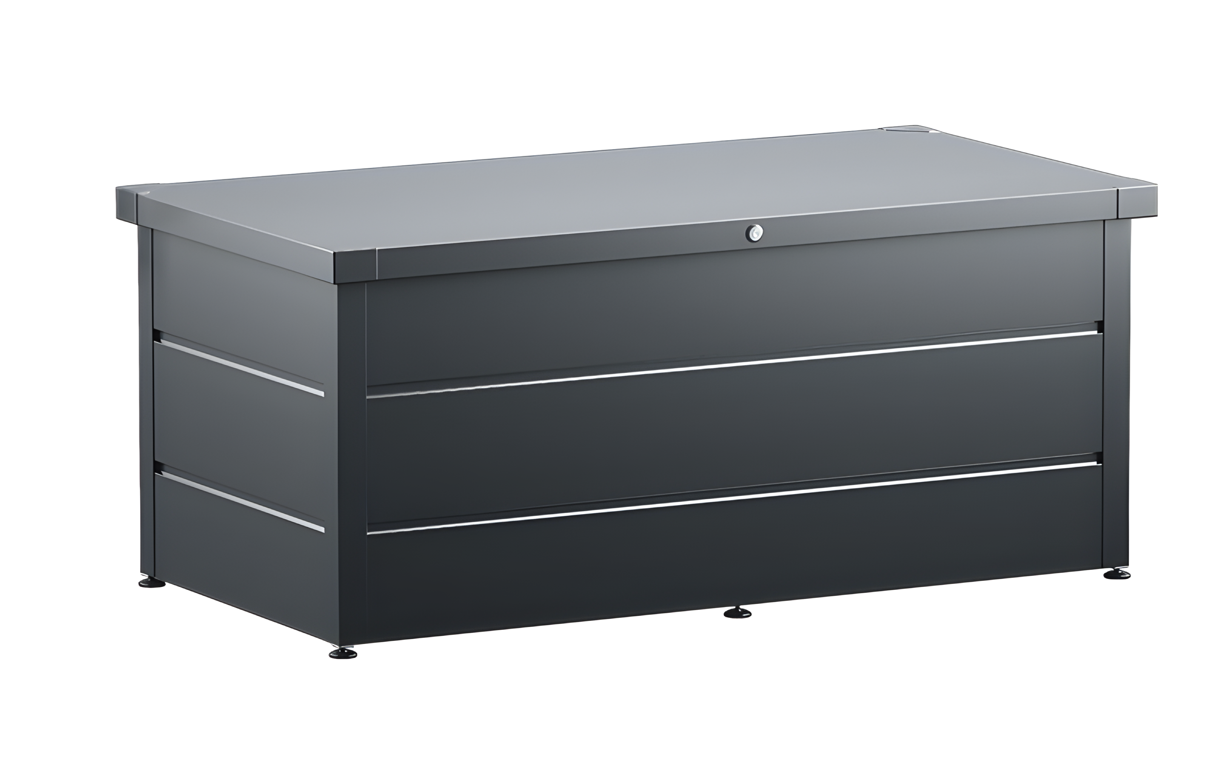 Skrzynia ogrodowa z siedziskiem Juno 700l antracyt Hormann