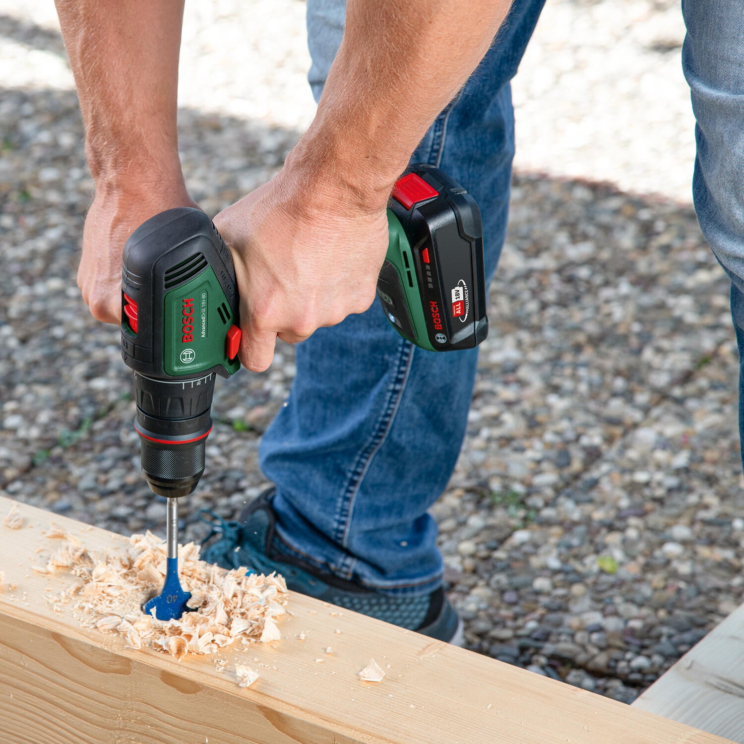 Perceuse sans fil 18 V BOSCH AdvancedDrill, 80 Nm + 2 batteries 2.5 Ah - 9