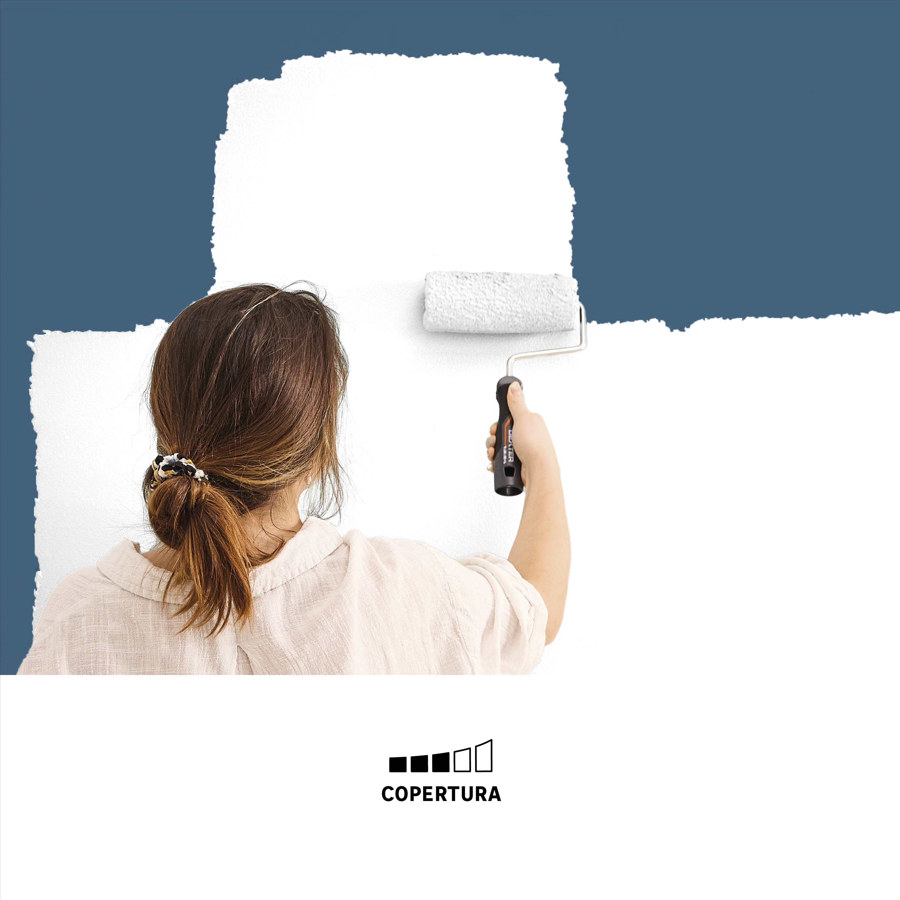 Pittura per interni per parete e soffitto lavabile LUXENS bianco opaco 4 L - 3