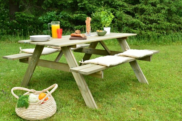 Mesa de picnic Essential 165x154x75 cm + bolsa