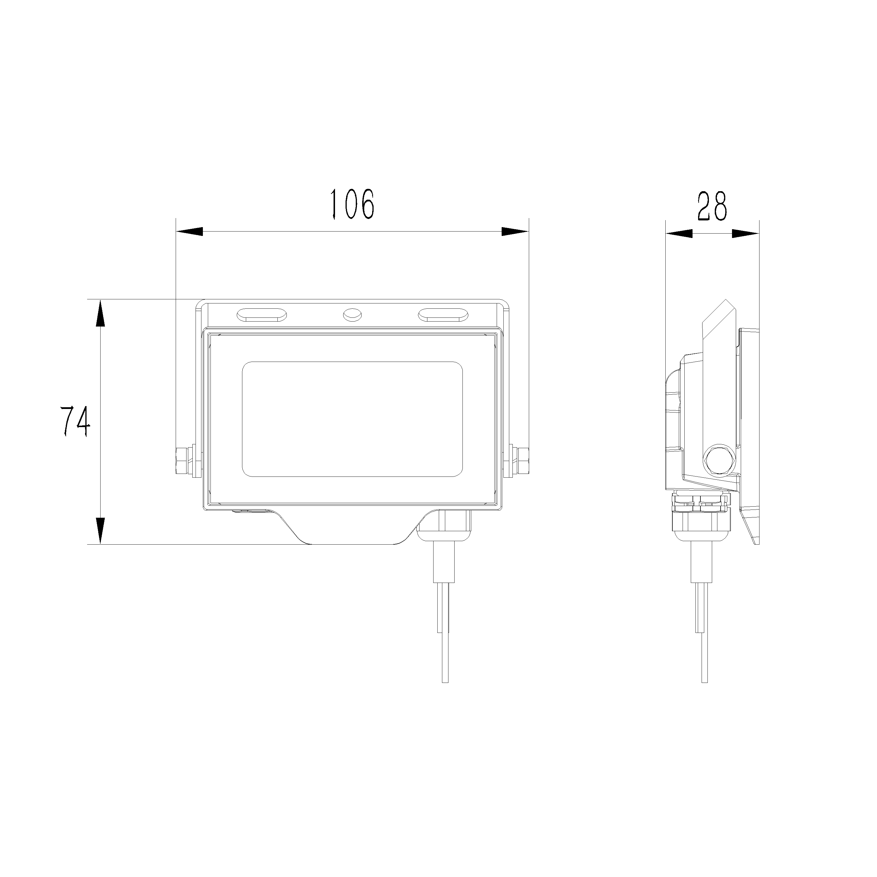 PROYECTOR LED 10W LUZ FRÍA - 5